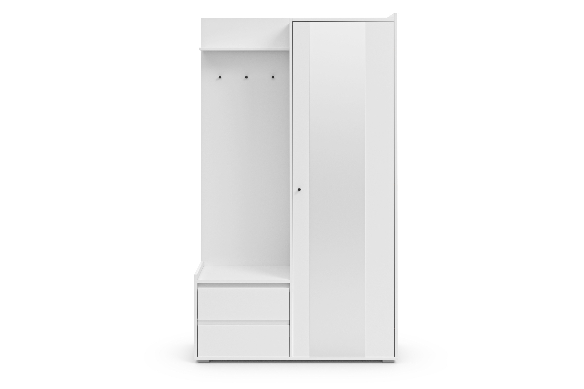 Thumbnail - INOSIGN Garderobenschrank "Kosmo", mit Spiegel Maße 118 x 30 cm, Höhe 190 cm, Breite 110 cm