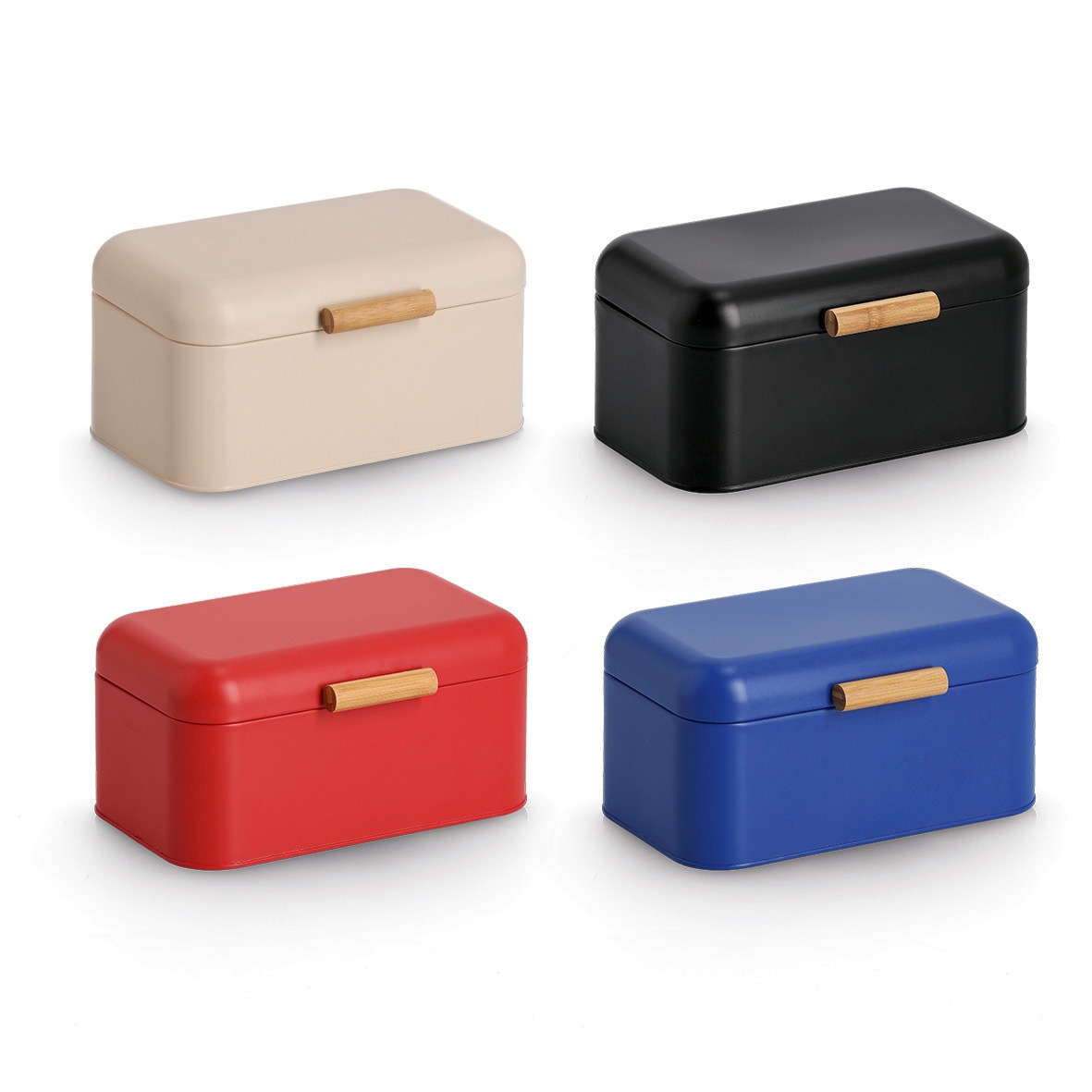 Zeller Present Brotkasten »Brotbox, Metall/Bambus« ca. 30,5x20,5x15 cm