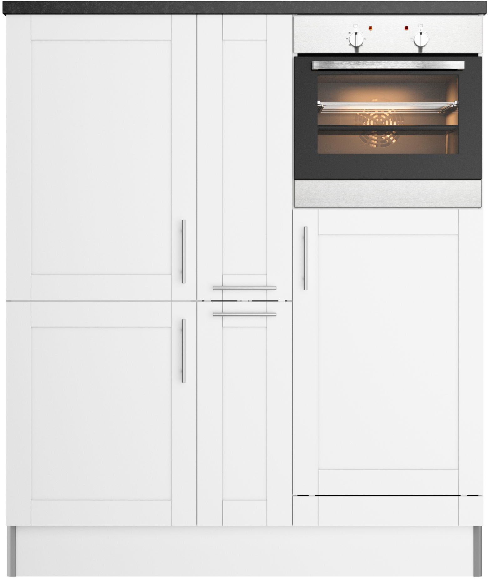 Küche »Ahus«, Breite 150 cm,wahlweise mit E-Geräten,Soft-Close-Funktion