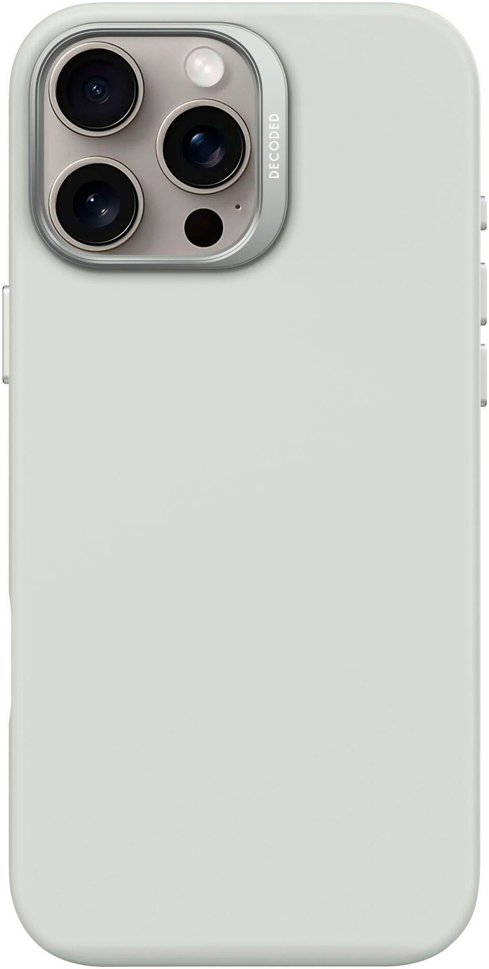 DECODED Smartphone-Hülle »AntiMicrobial Silicone Backc. iPhone 16 Pro Max«, Smartphones