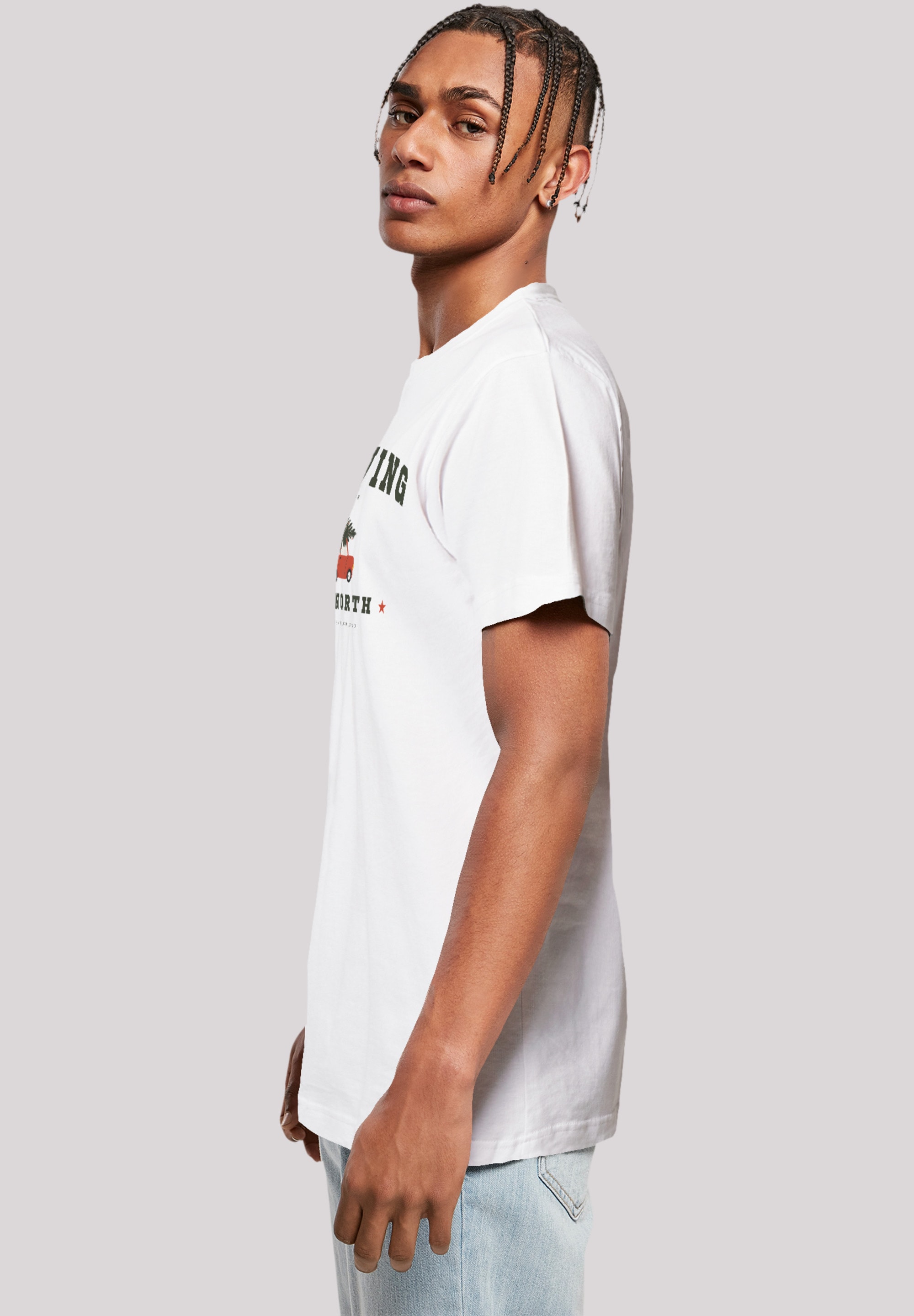 F4NT4STIC T-Shirt »Driving Home Weihnachten«, Weihnachten, Geschenk, Logo
