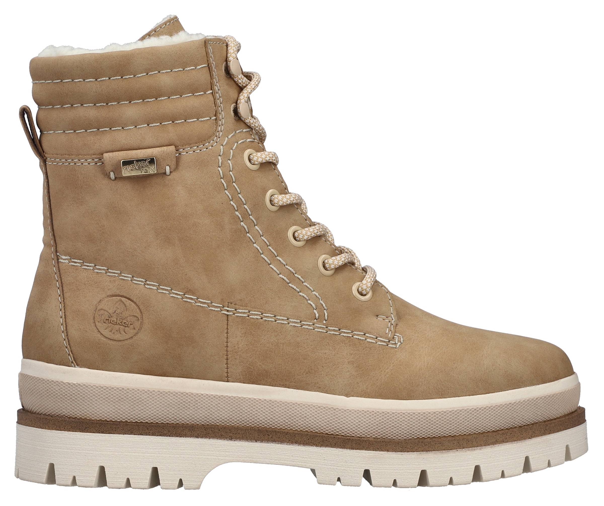Rieker Winterstiefelette, Plateauboots, Winterboots, Stiefelette mit riekerTEX-Membran
