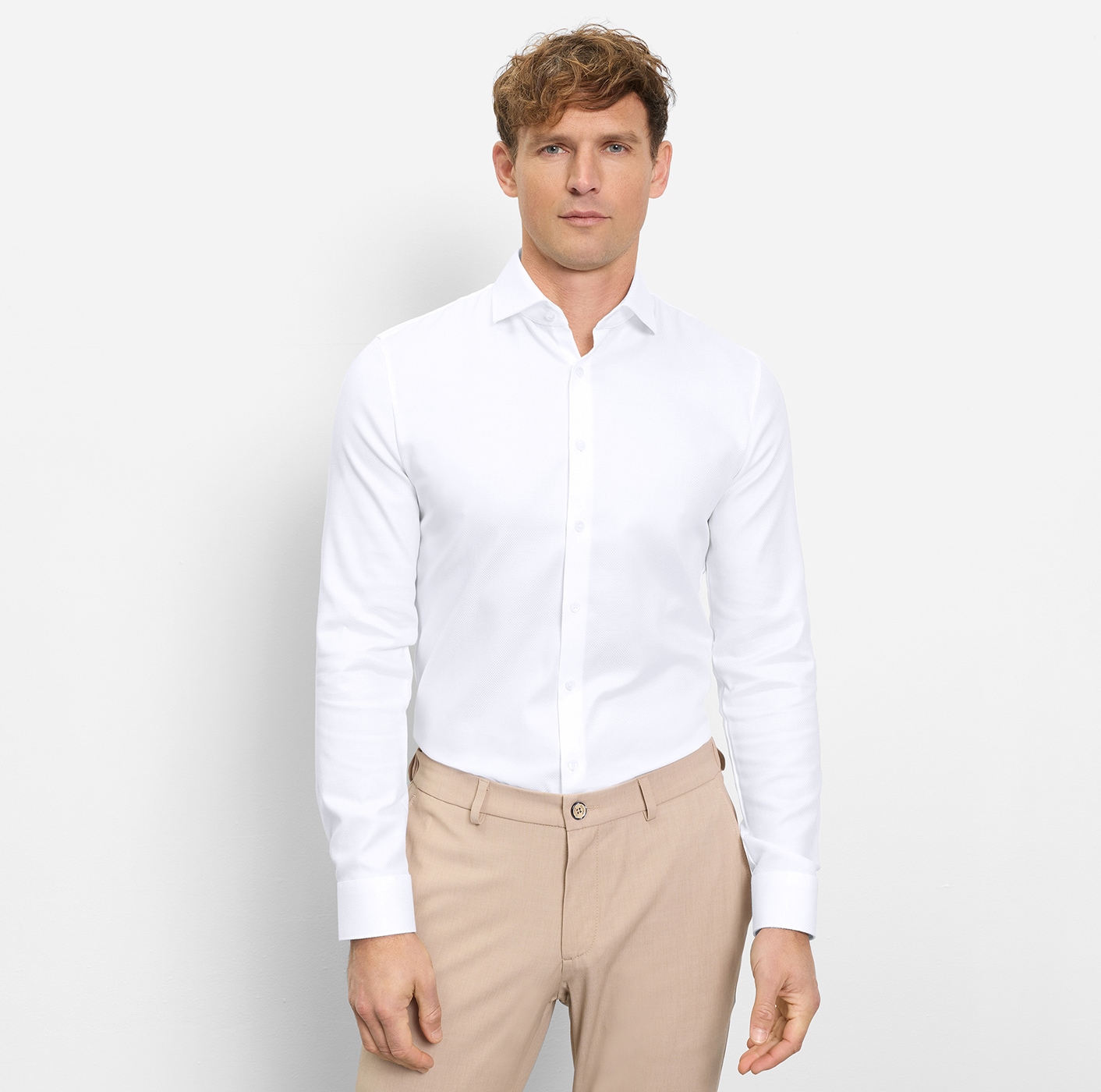 OLYMP Langarmhemd "No 6 six" Royal Kentkragen, Businesshemd, super slim fit günstig online kaufen