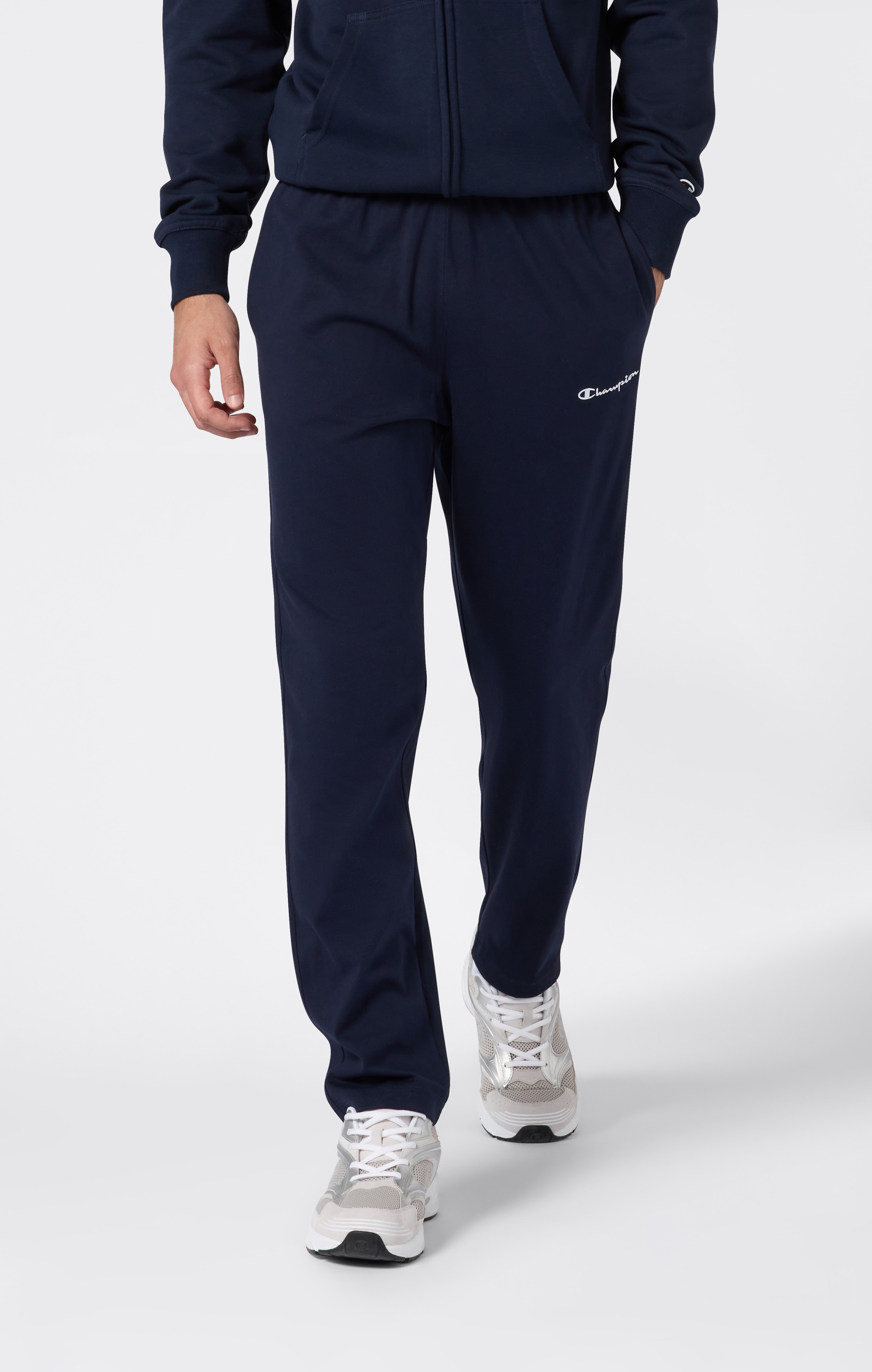 Champion Jogginghose "SPORTWEAR OPEN HEM PANTS Standard Fit Heavy Jersey" aus Baumwolle, sportlicher Stil