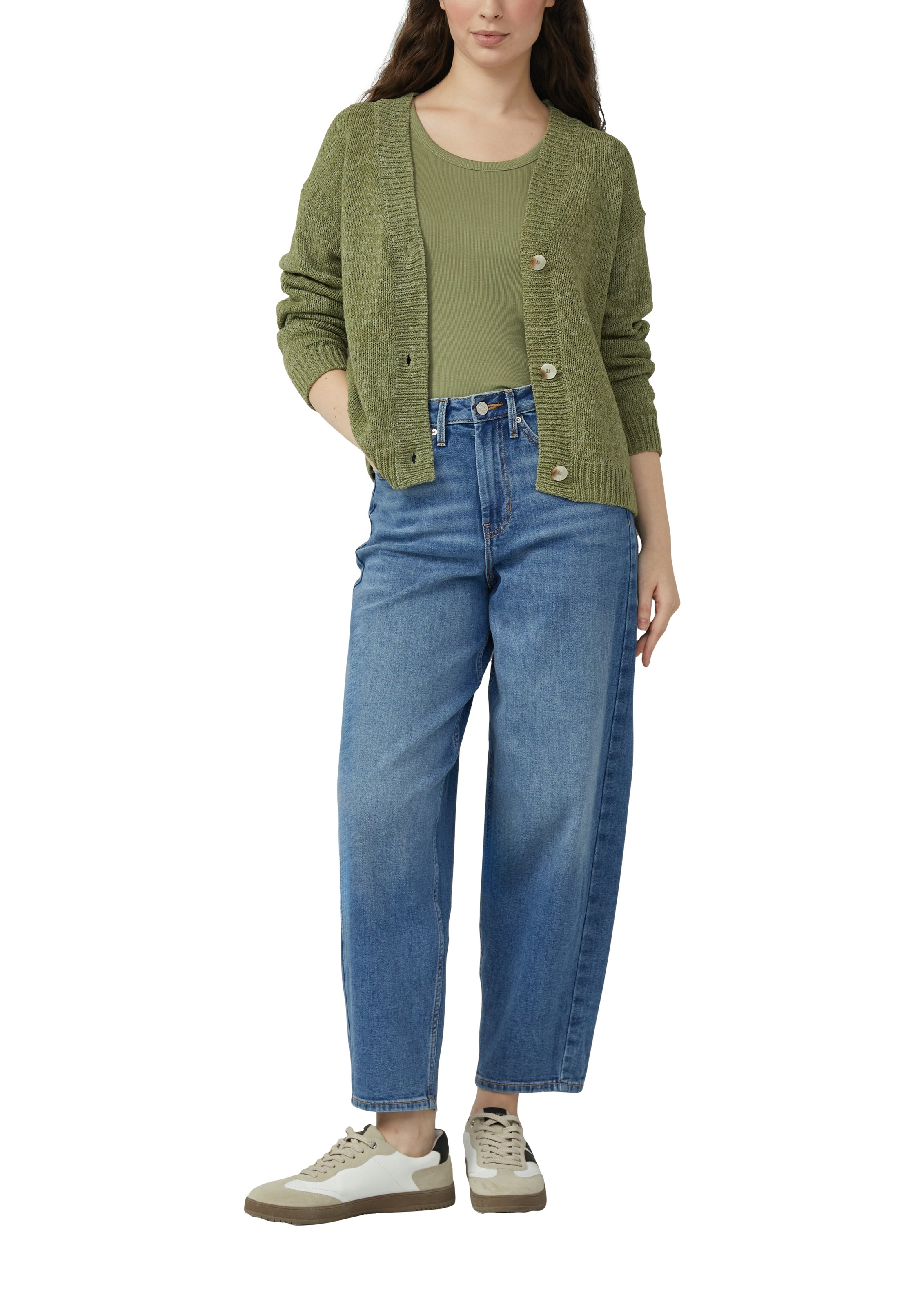 s.Oliver Tanktop in Rippoptik, Regular Fit, Rundhalsausschnitt günstig online kaufen