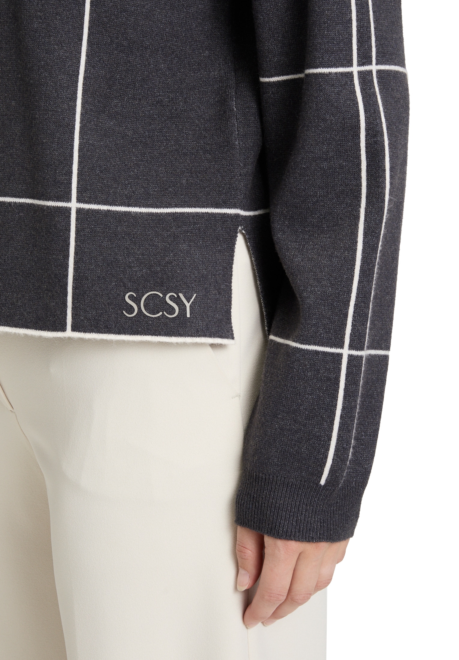 Betty Barclay Strickpullover »Betty Barclay Damen Strickpullover kariert«, (1 tlg.)