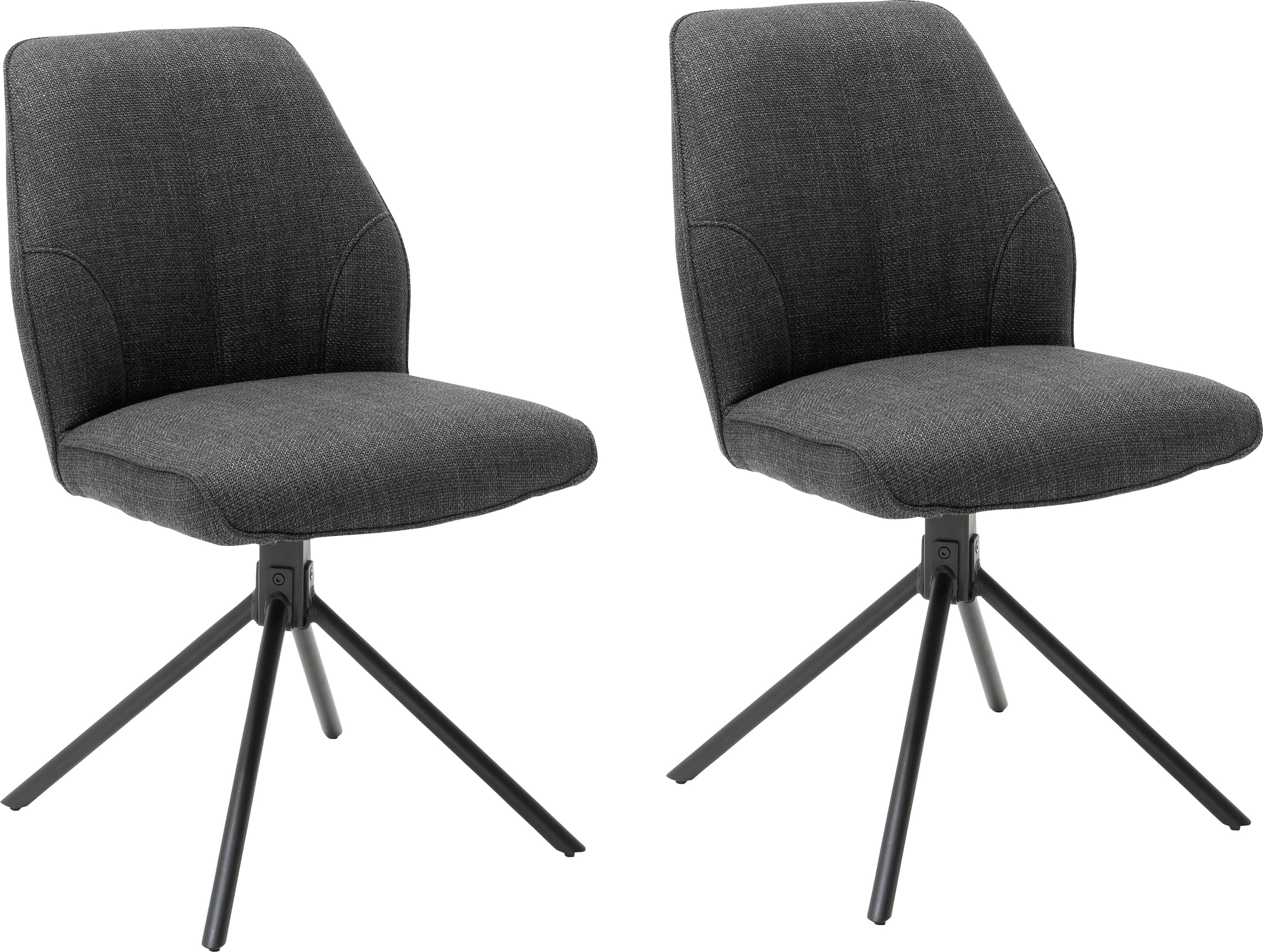MCA furniture 4-Fußstuhl »Pemba«, (Set), 2 St., 2er-Set, 180°drehbar mit  Nivellierung, Stuhl belastbar bis 120 kg kaufen | BAUR | 4-Fuß-Stühle