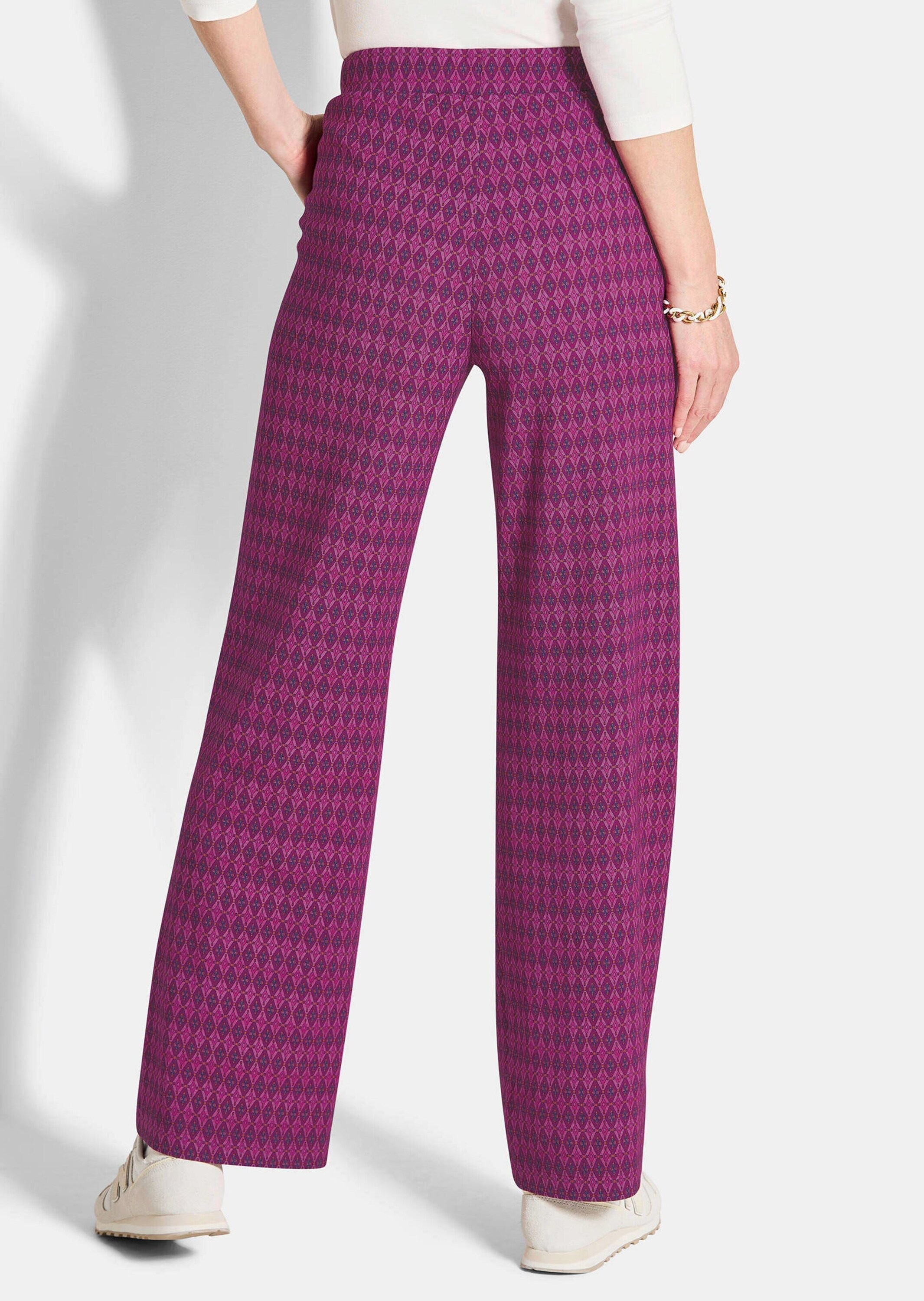 GOLDNER Chinos »Kurzgröße Druckhose VERA«