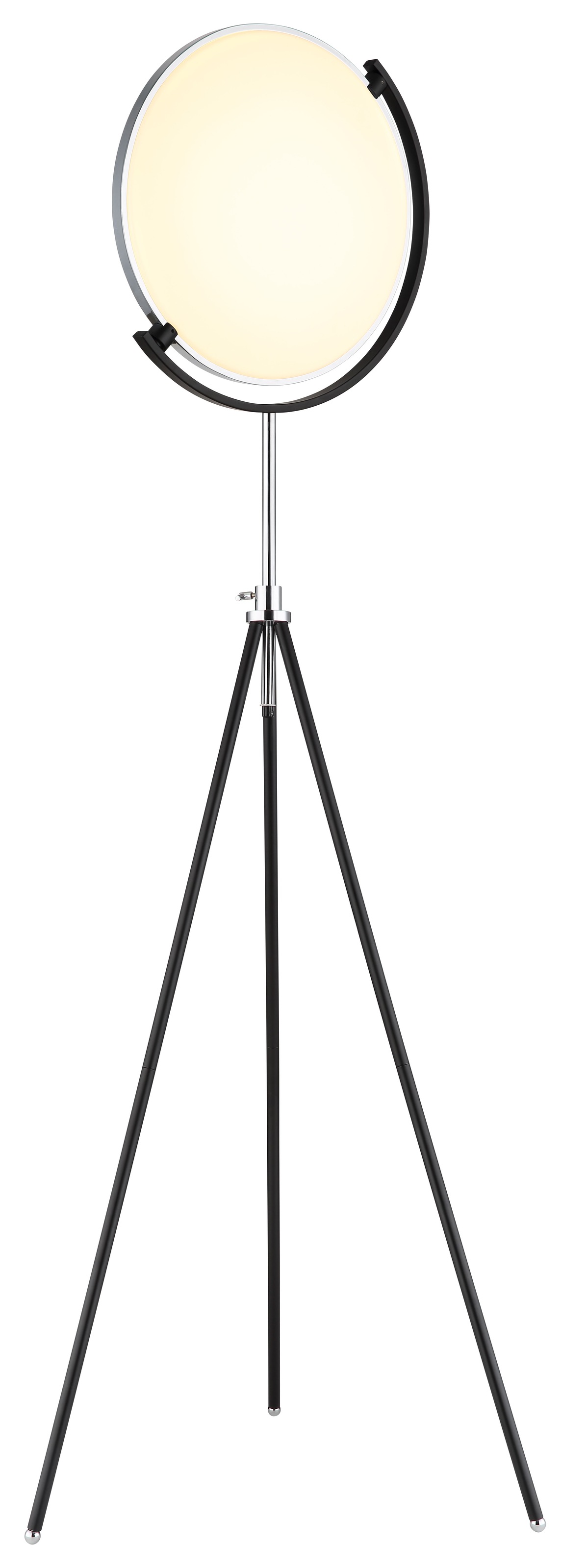 GLOBO LIGHTING Stehlampe »MIRO« LED-Modul 1 Stk. LED Stehleuchte schwarz, dimmbar, Memory, RGB, höhenverstellbar