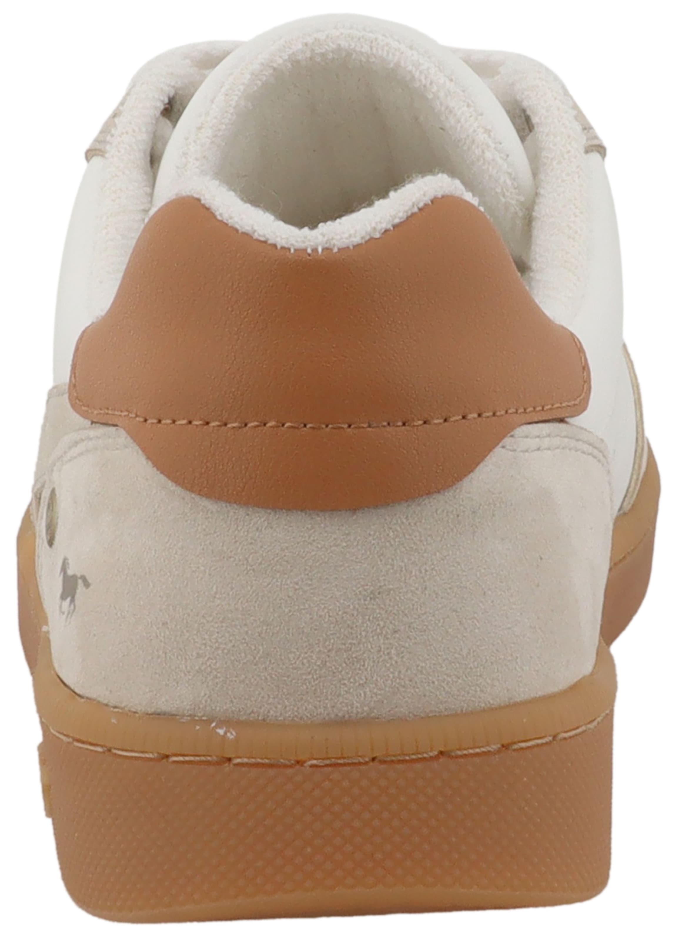Mustang Shoes Sneaker »Ornella«  Freizeitschuh, Halbschuh, Schnürschuh mit modischen Kontrastbesätzen