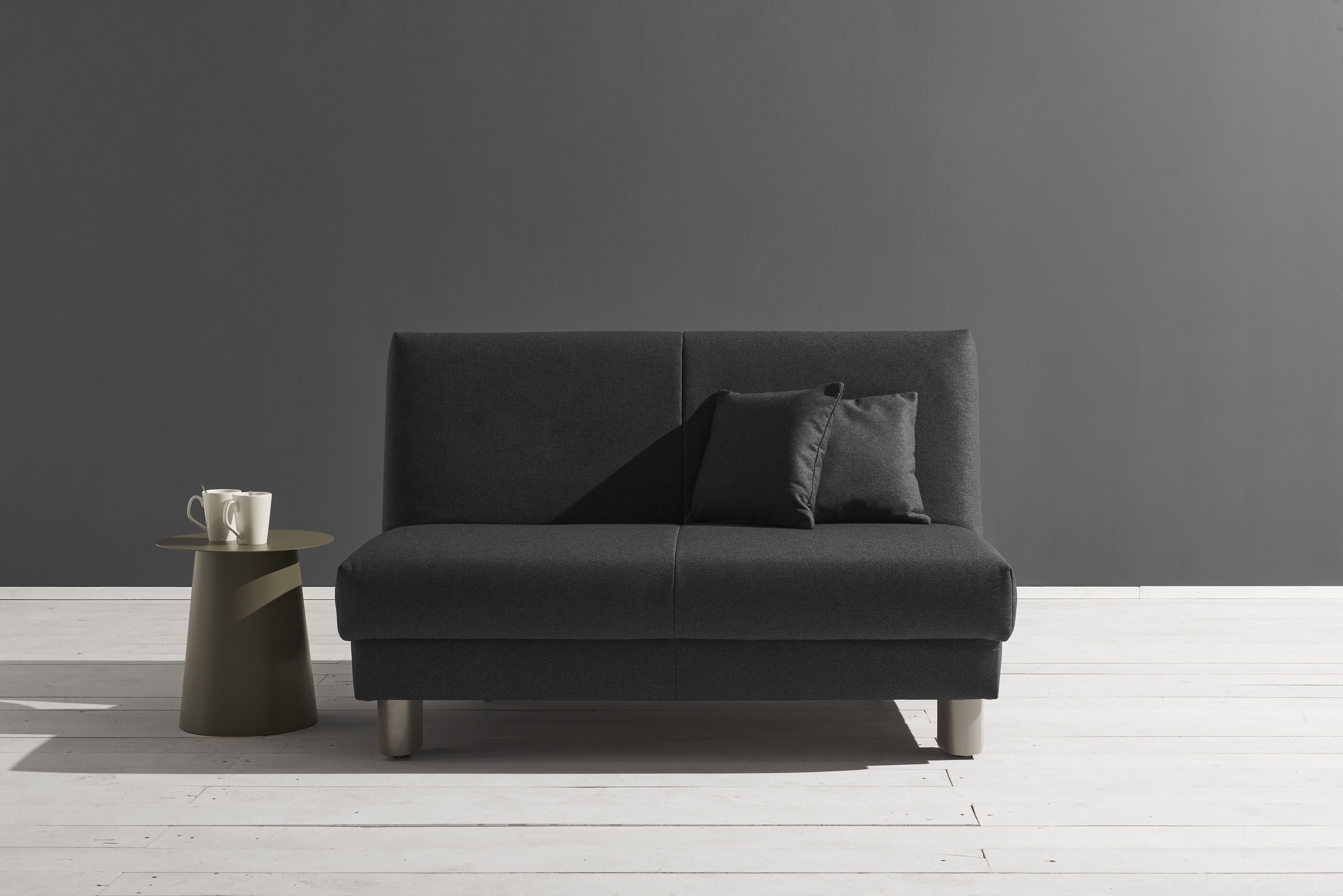Thumbnail - ell + ell Schlafsofa "Enny", Liegefläche Breite 120 oder 140 cm, Liegehöhe 40 cm, Füße alufarben