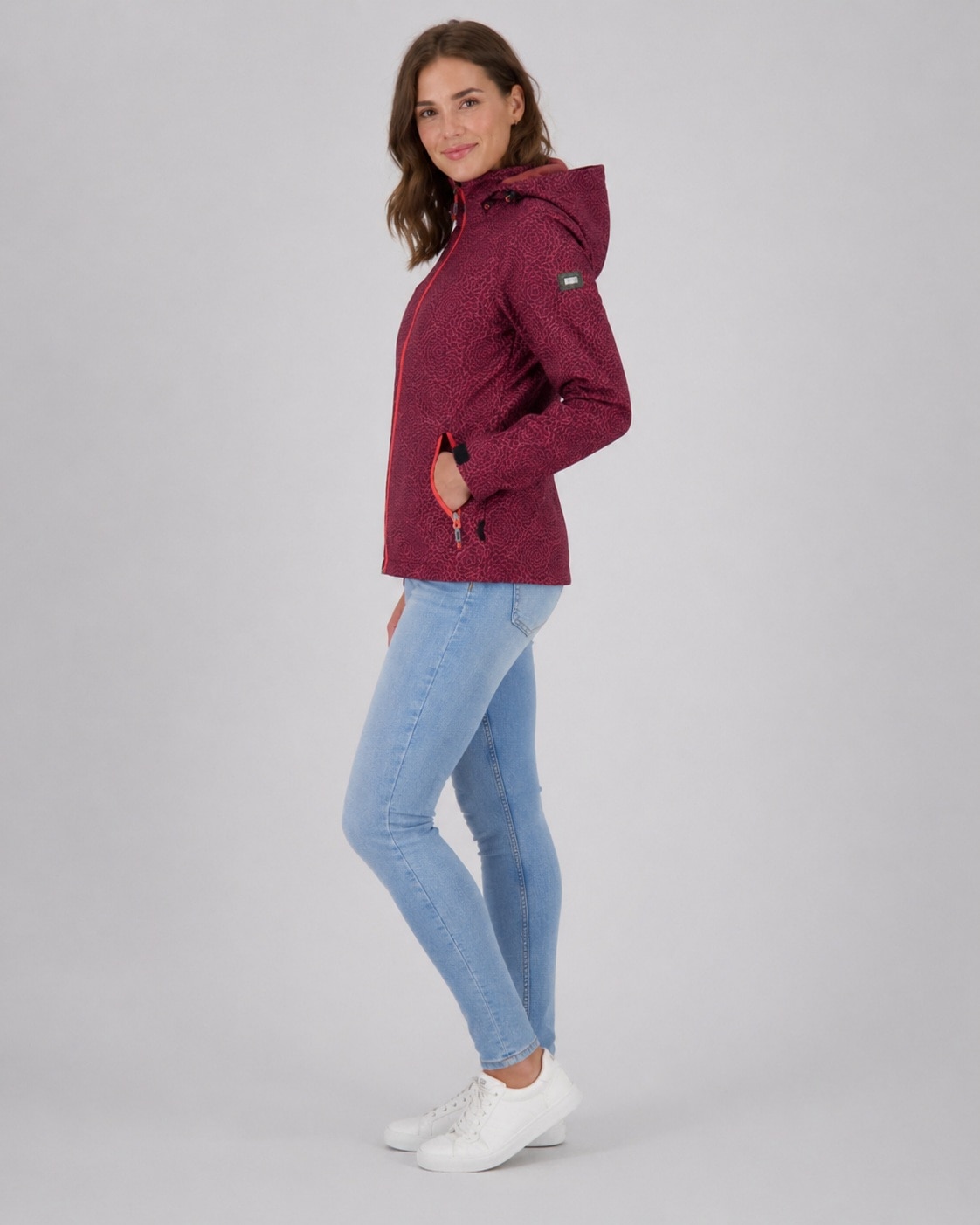 LPO Funktionsjacke »Funktionsjacke Shelby – X-TEC-Membran mit 8.000 mm Wassersäule« leichte Funktionsjacke mit abnehmbarer Kapuze