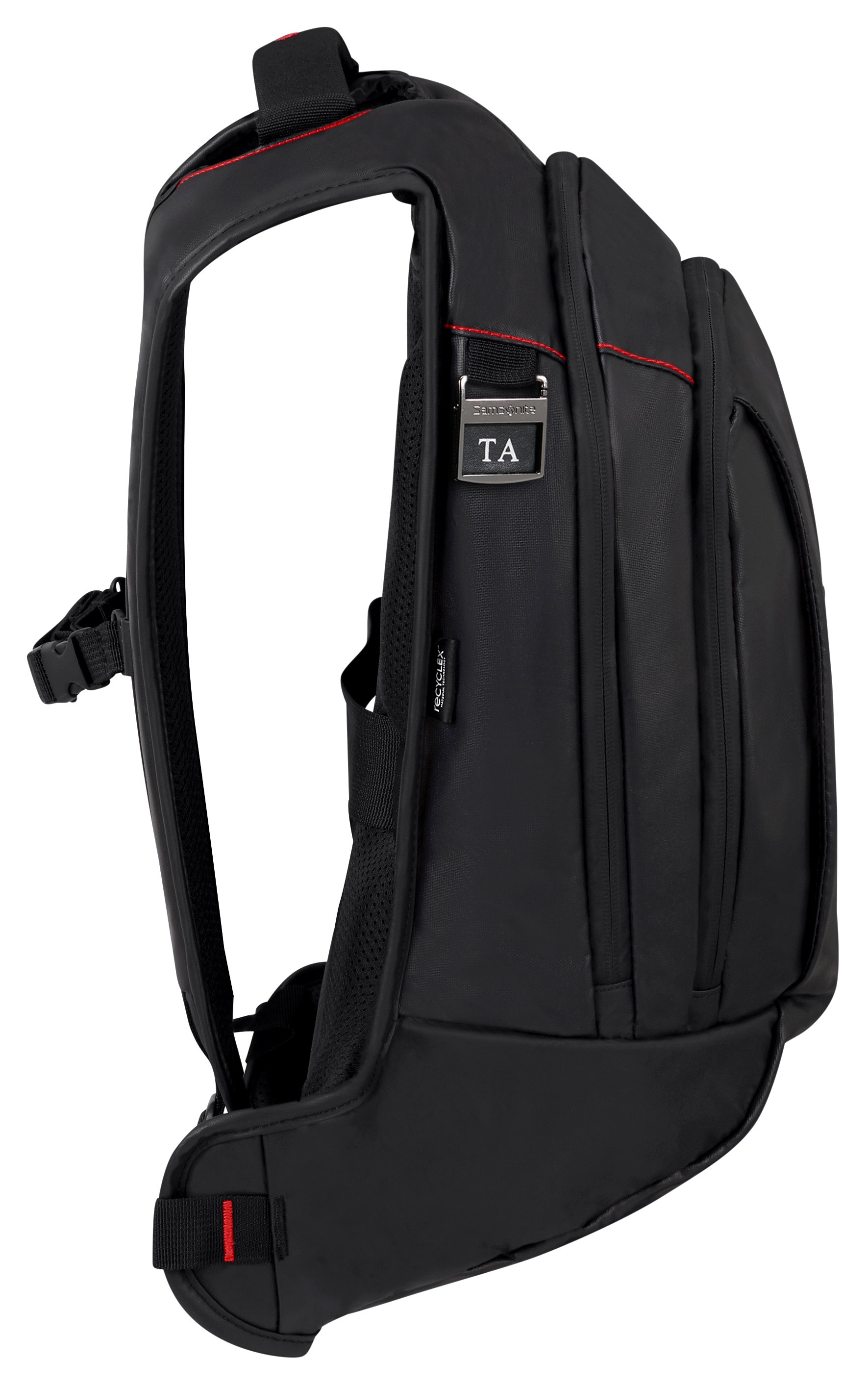 Laptoprucksack SAMSONITE "ECODIVER", Gr. B/H/T: 32cm x 45cm x 20cm, schwarz, Nylon, Polyester, Rucksäcke Laptoprucksack, Arbeitsrucksack, Freizeitrucksack, Schulrucksack Cityrucksack 4