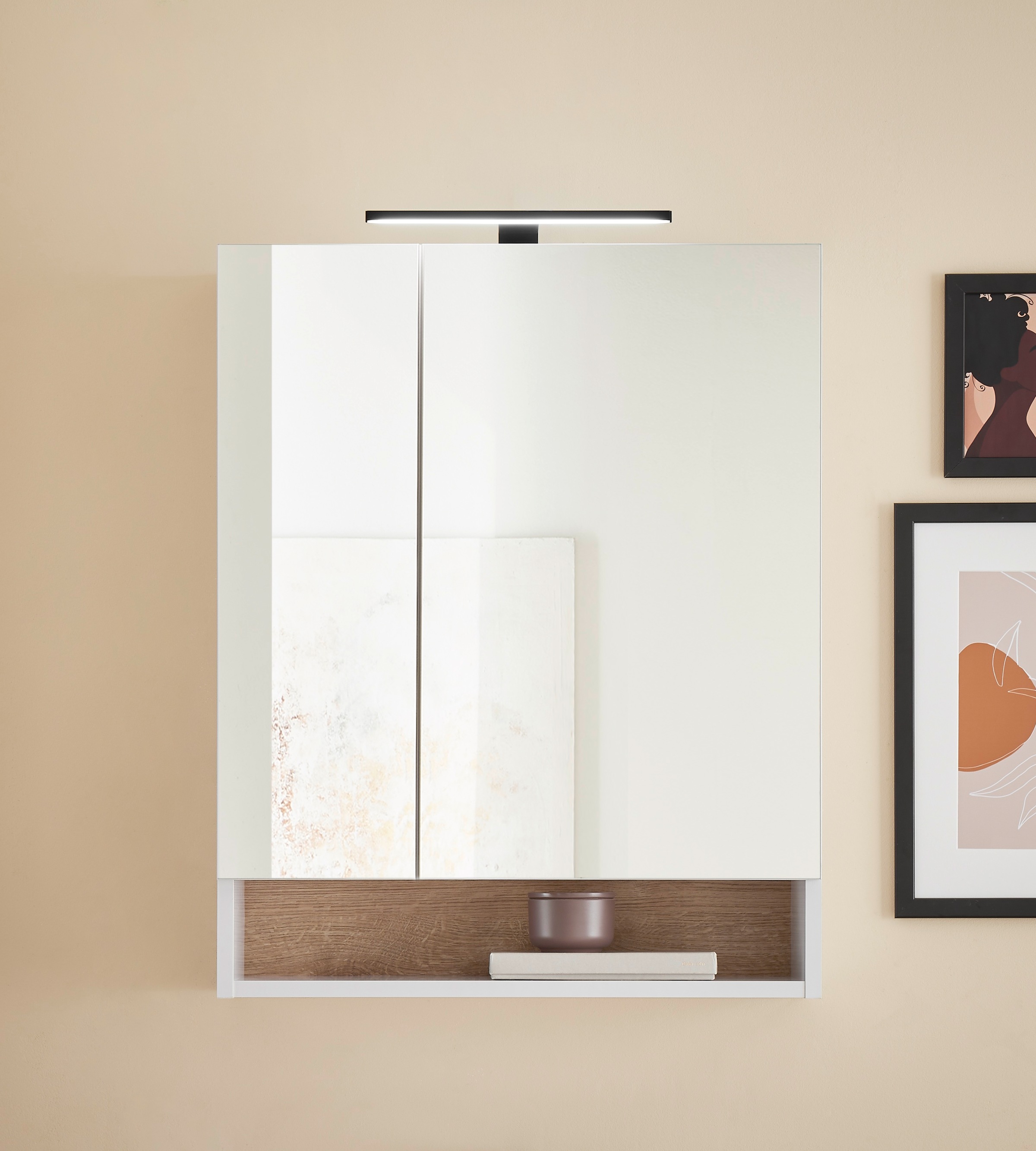 BASIC by Balculina Spiegelschrank "Denver Spiegelschrank, Badezimmerschrank günstig online kaufen