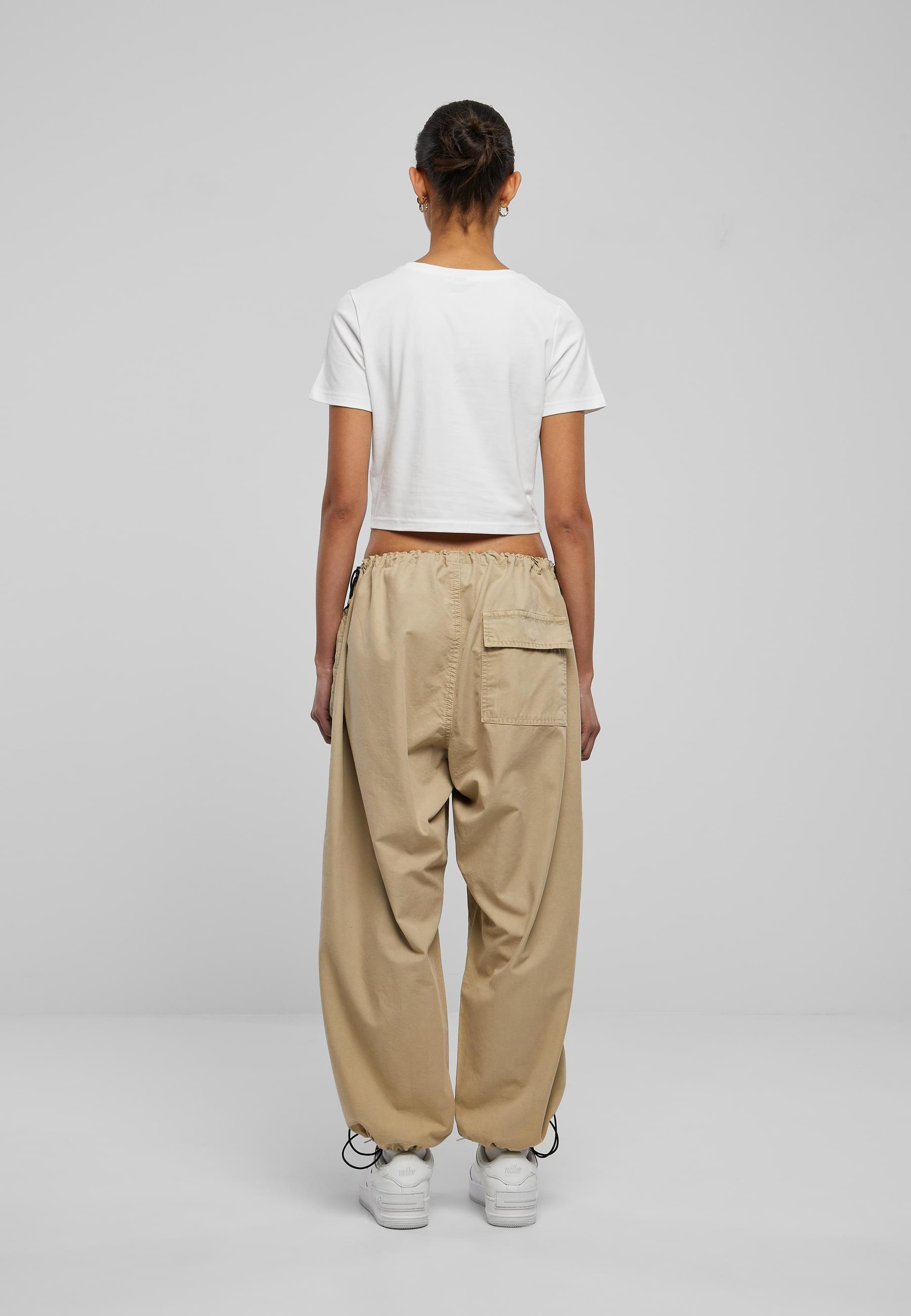 Miss Tee Kurzarmshirt »Miss Tee Damen Peaches Cropped Tee«, (1 tlg.)