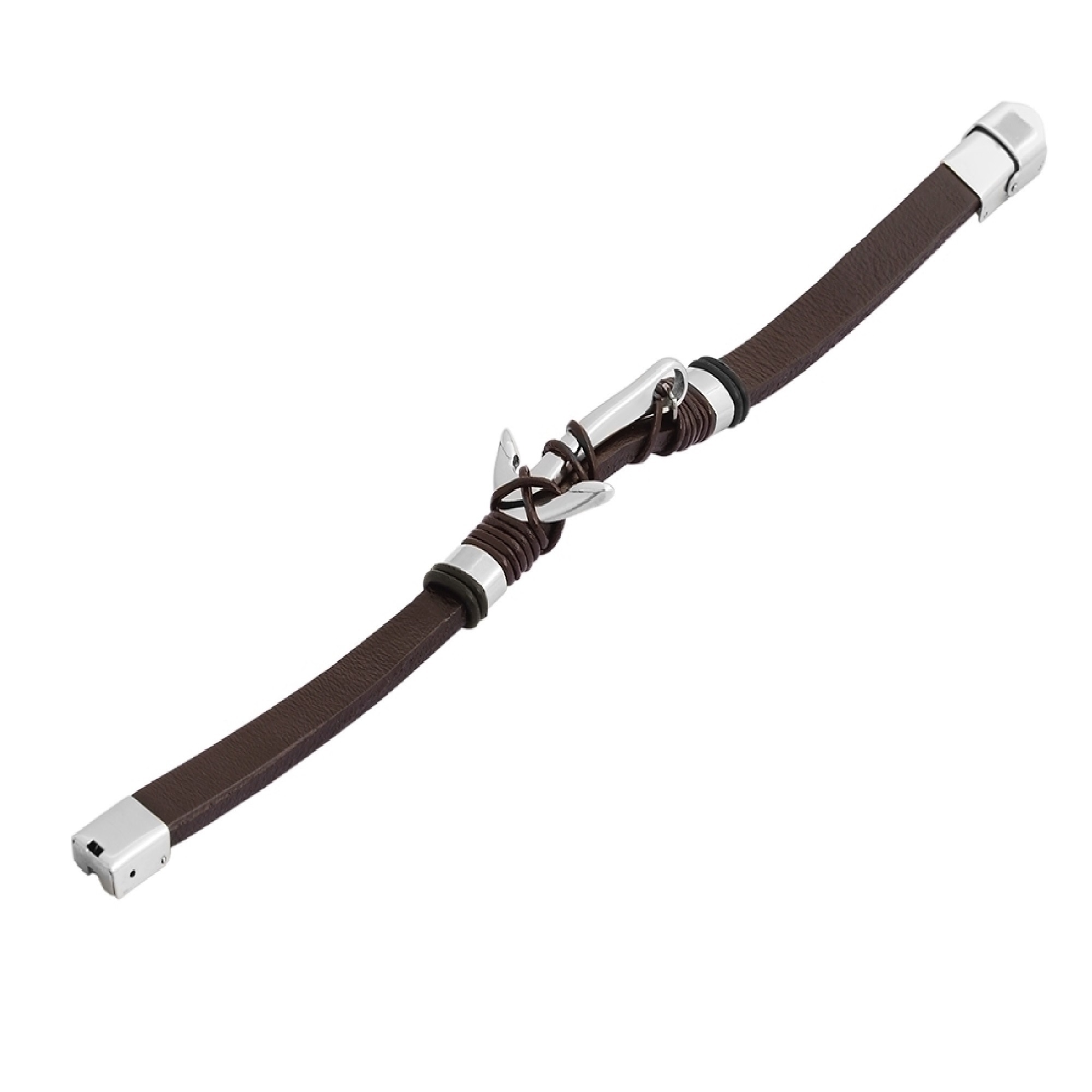 Adelia´s Edelstahlarmband »Armband Anker aus Edelstahl 23 cm«
