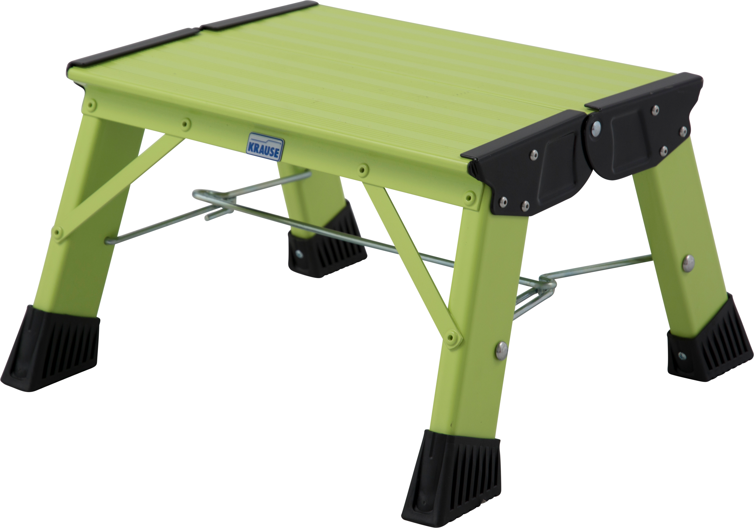 KRAUSE Trittleiter "Treppy Plusline grün" Aluminium, 1x1 Stufen, Arbeitshöh günstig online kaufen