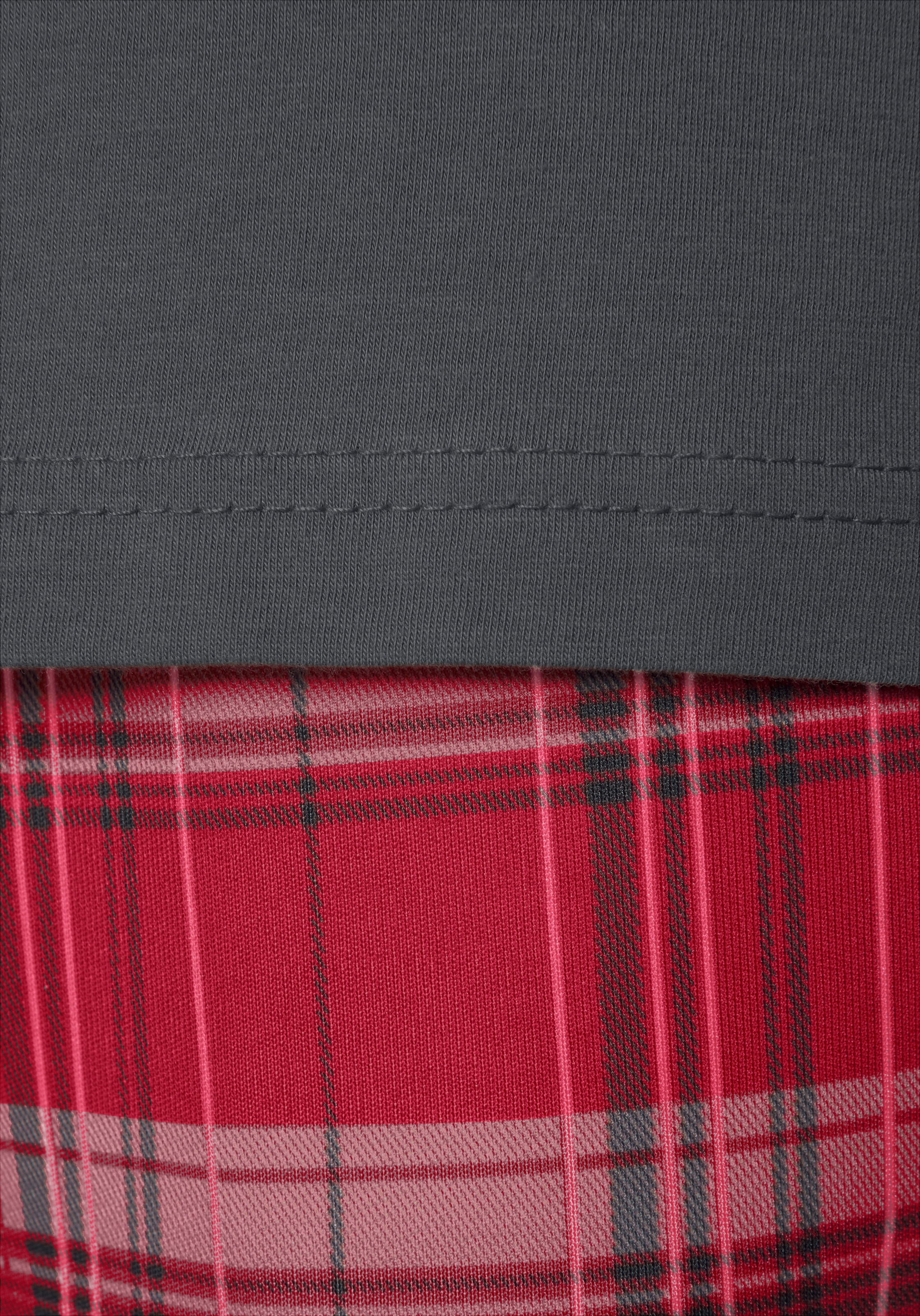 H.I.S Pyjama, (2 tlg.), mit karierter Schlafhose