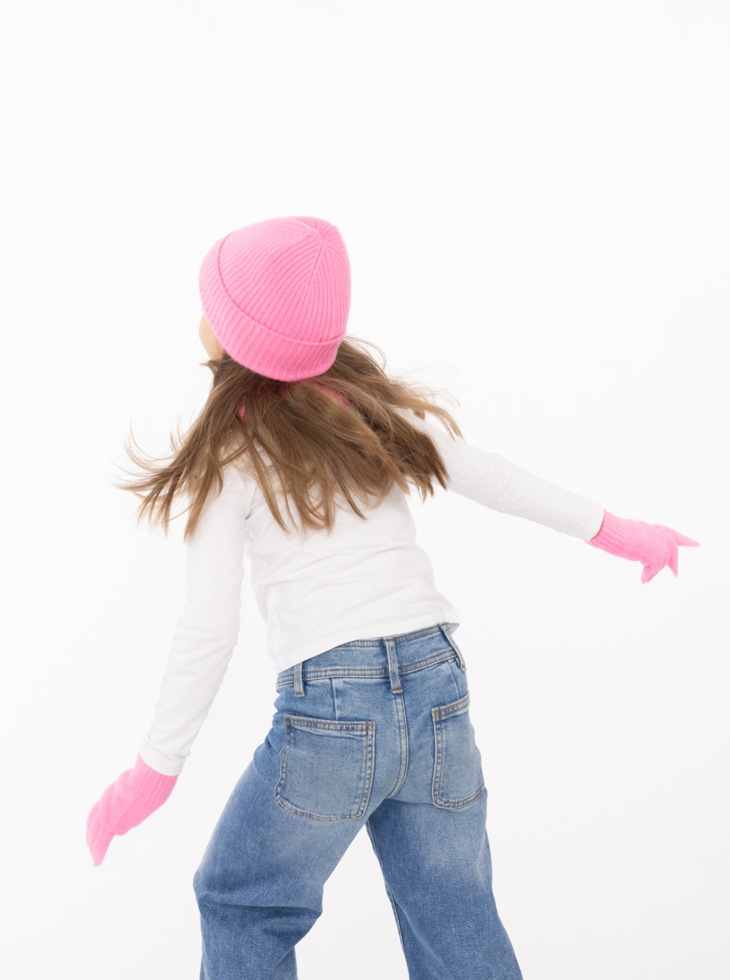 Zwillingsherz Strickhandschuhe, Kids-Kaschmir Handschuhe