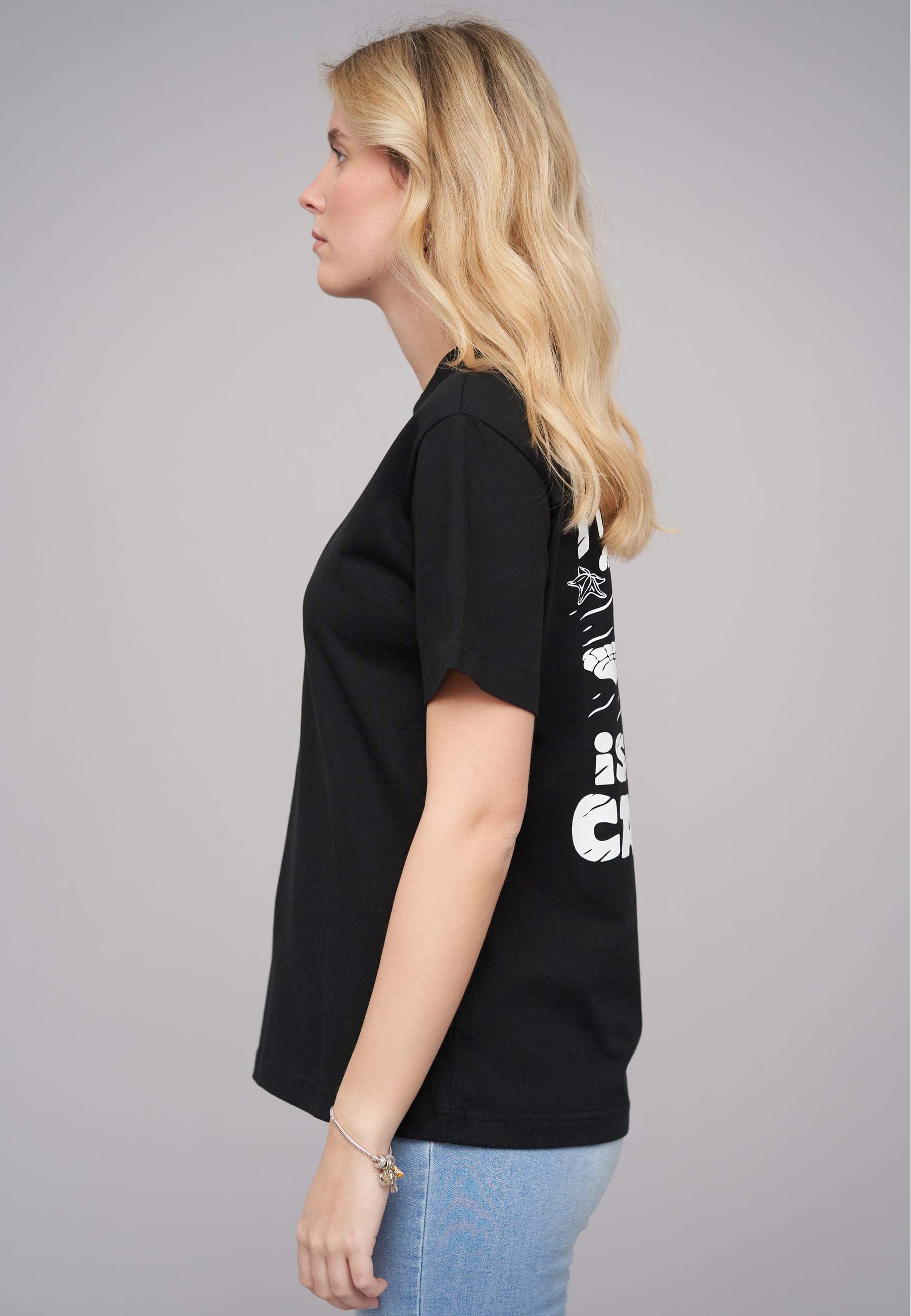 CLOUD 5IVE T-Shirt »CLOUD 5IVE Ladies 77 Ocean Black Tee«, (1 tlg.)