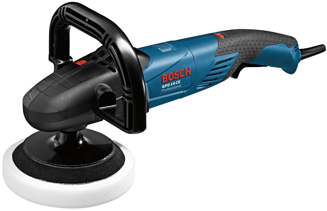 Bosch Professional Poliermaschine »»GPO 14 CE««, 1400-Watt, 2,5 kg mit Zusatzgriff und D-Griff