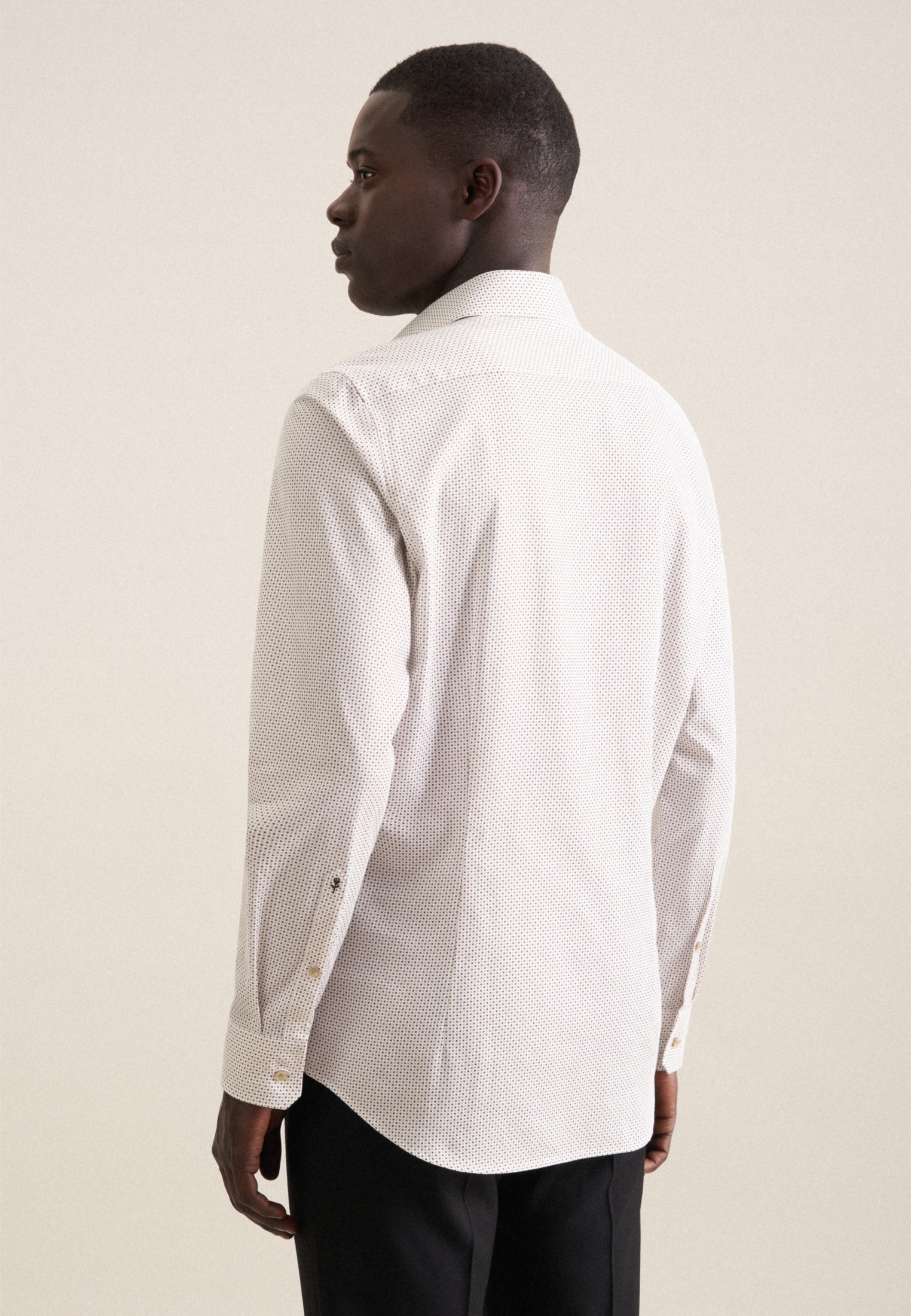 seidensticker Businesshemd "Shaped" Shaped 1/1 Kentkragen Druck günstig online kaufen