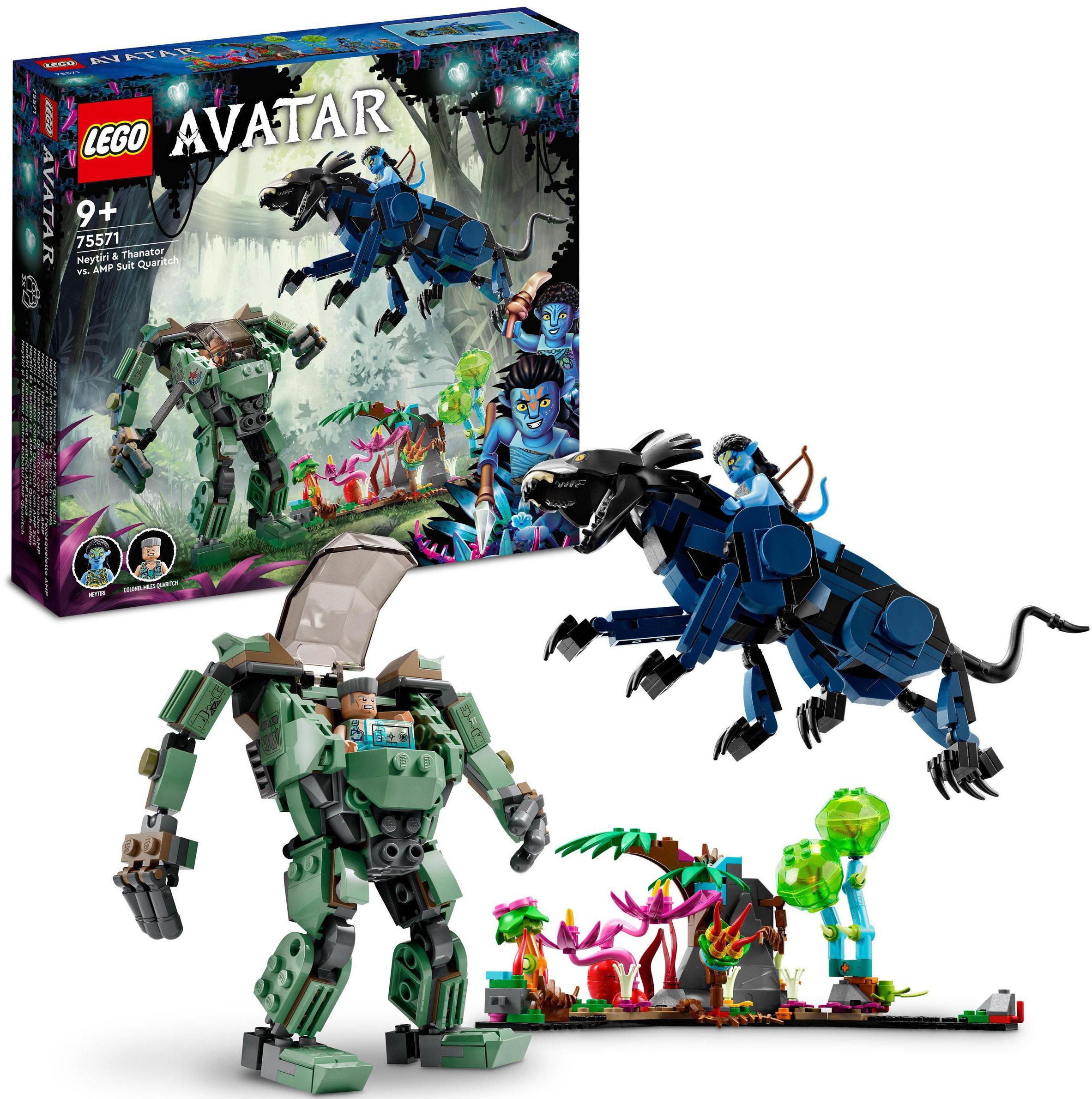 LEGO® Konstruktionsspielsteine »Neytiri und Thanator vs. Quaritch im MPA (75571), LEGO® Avatar«, (560 St.), Made in Europe