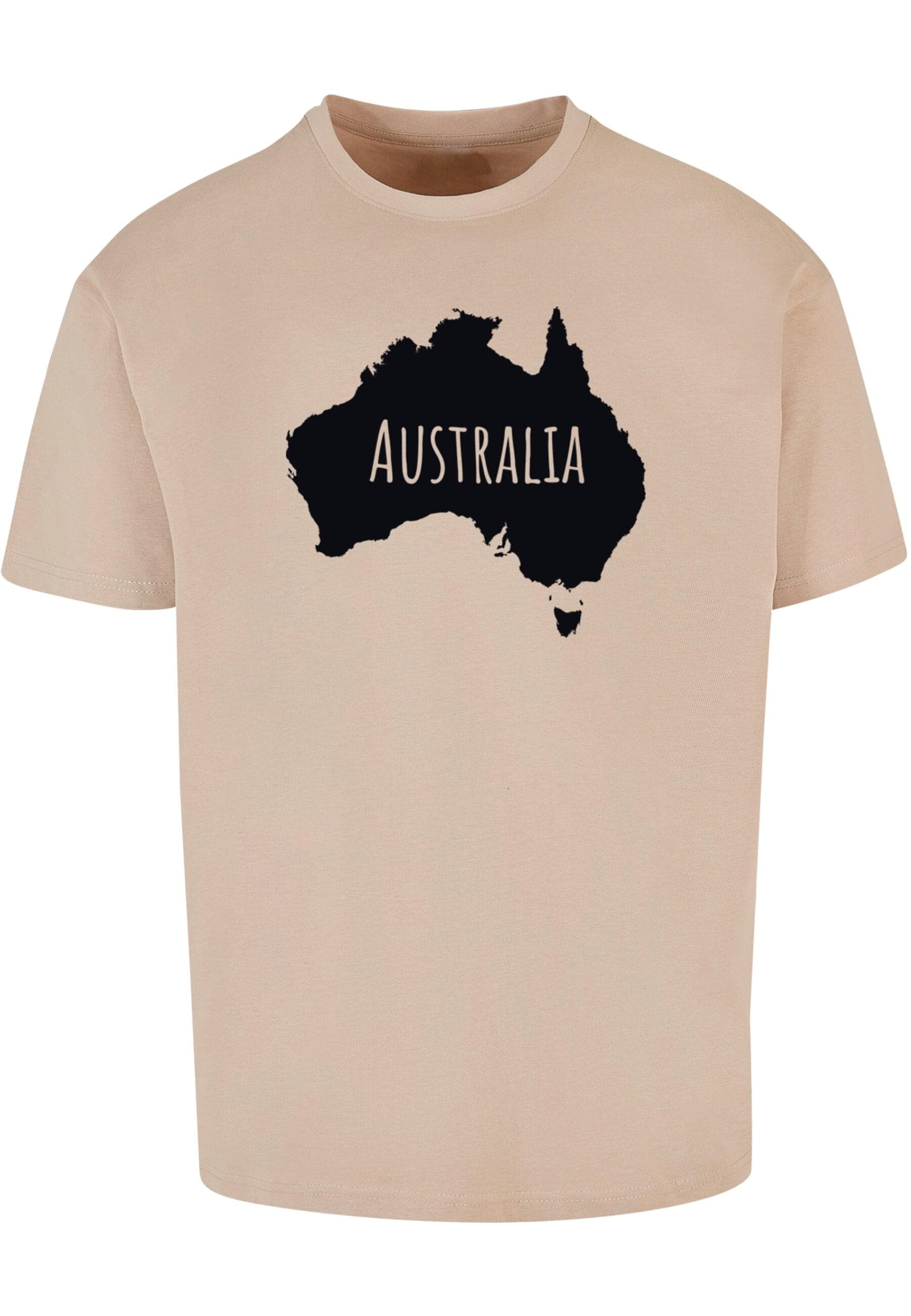 Merchcode T-Shirt "Merchcode Herren Australia Heavy Oversize Tee-BY102" 1 S günstig online kaufen