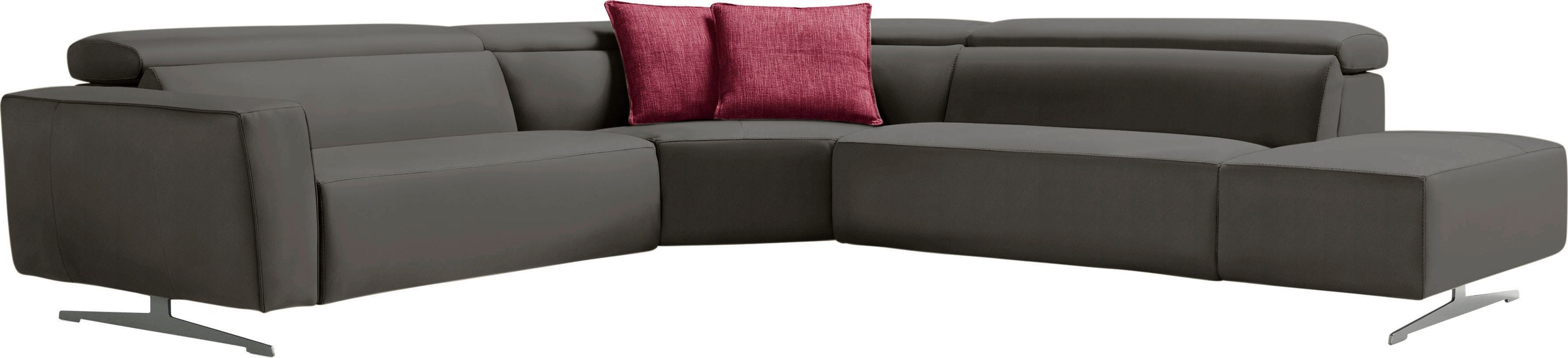 Egoitaliano Ecksofa "Stefanie-e, Designsofa der Extraklasse, bequem mit hoh günstig online kaufen