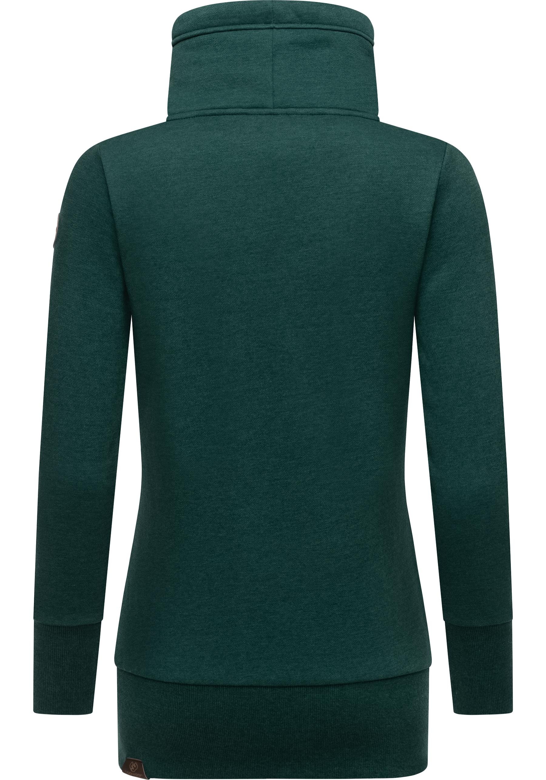 Ragwear Sweatshirt »Neska«, modischer Longsleeve Pullover mit hohem Kragen