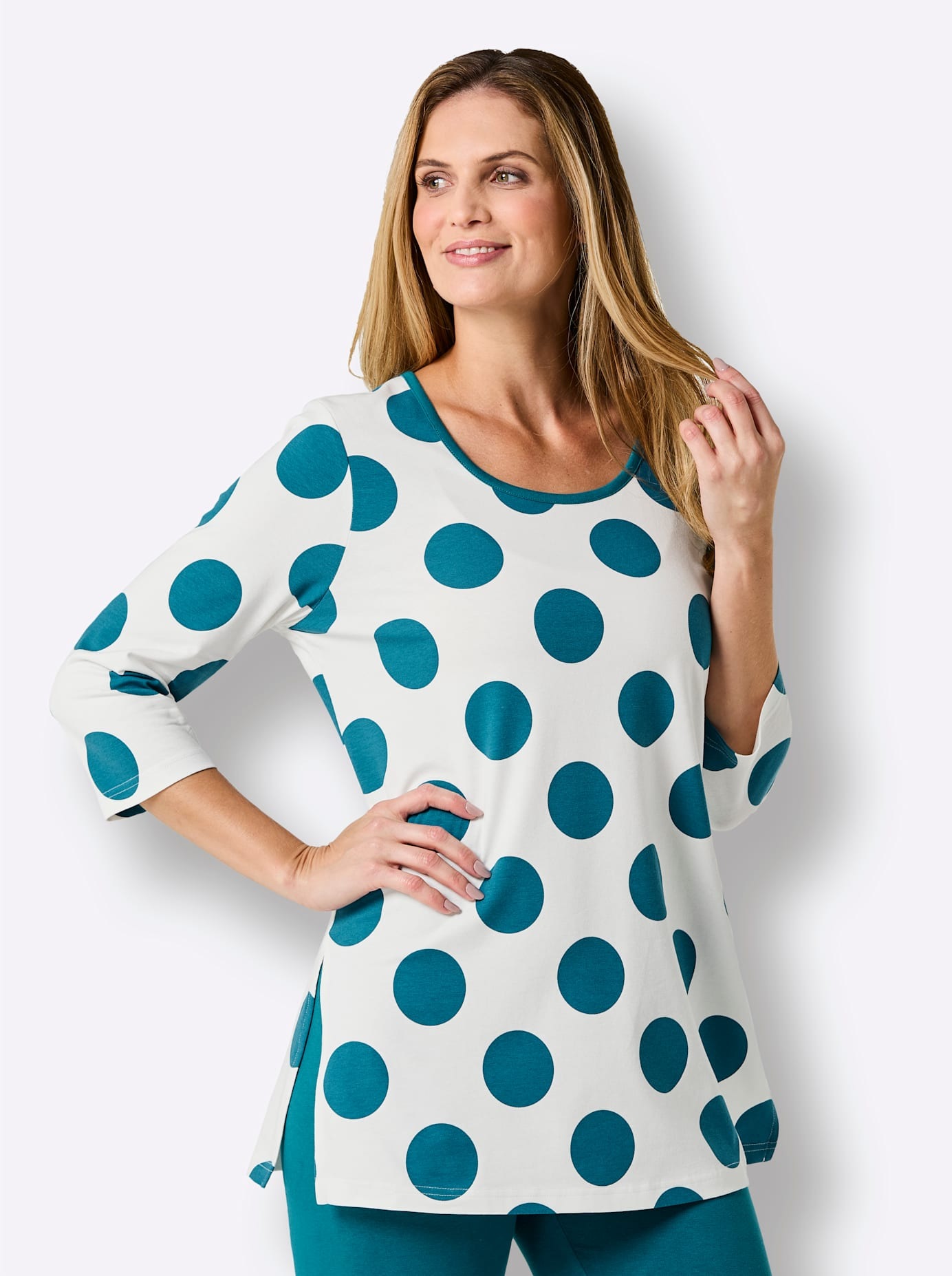 feel good Rundhalsshirt "Longshirt", (1 tlg.) günstig online kaufen