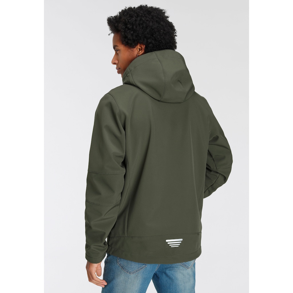 CMP Softshelljacke, mit Kapuze