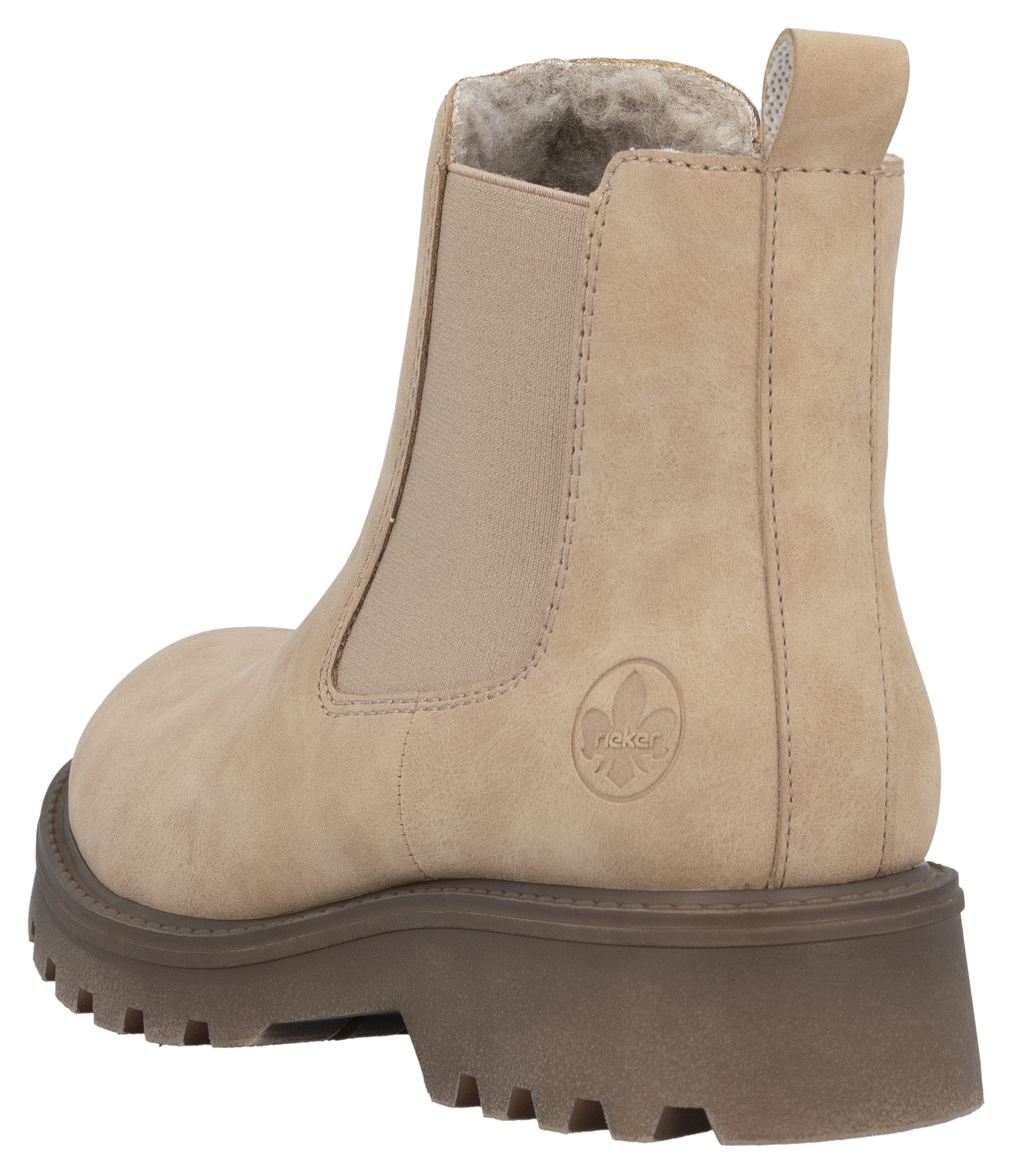 Rieker Chelseaboots, Schlupfboots, Stiefelette, Blockabsatz, mit kuschelige günstig online kaufen