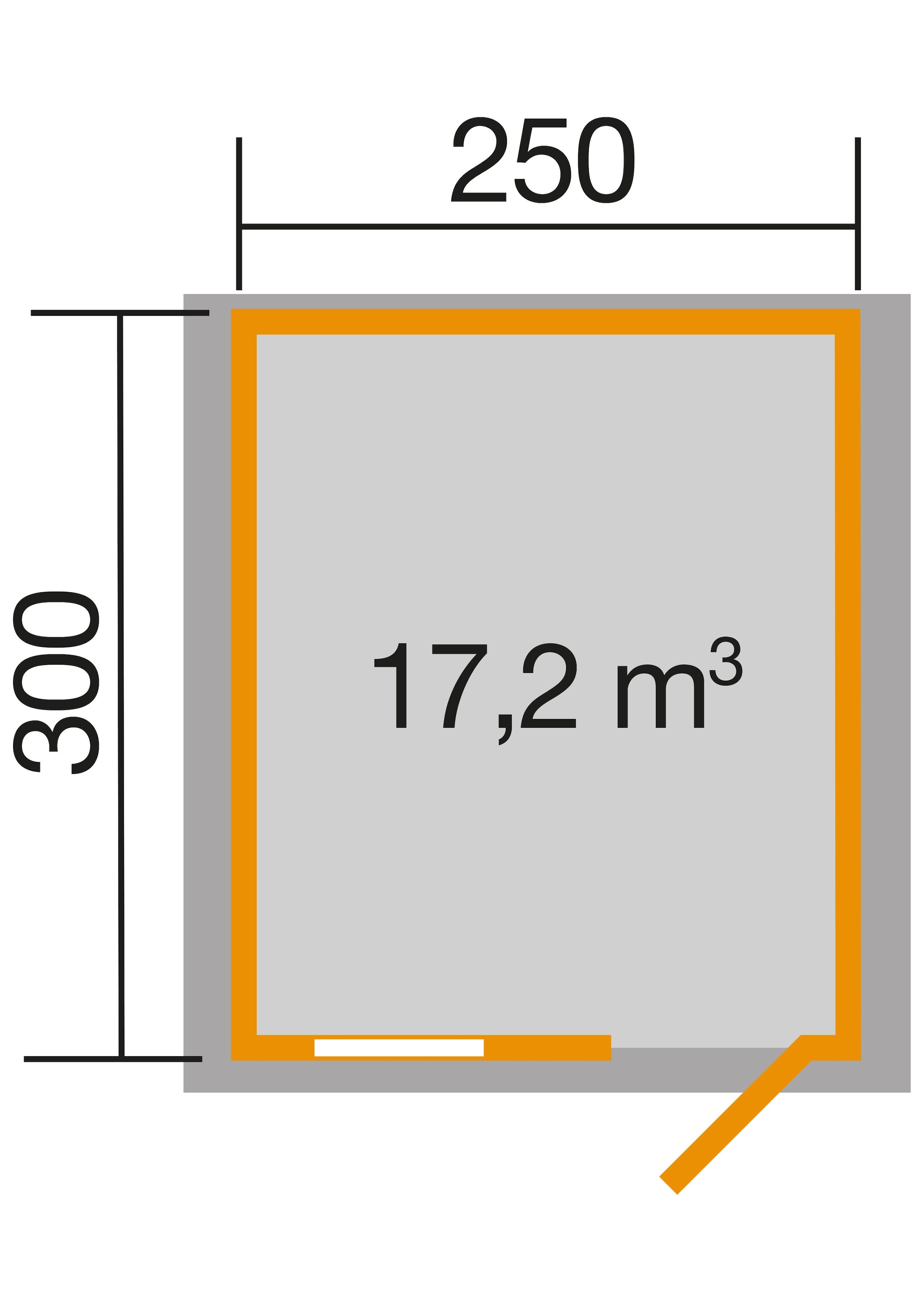 weka Gartenhaus »Premium28 natur«