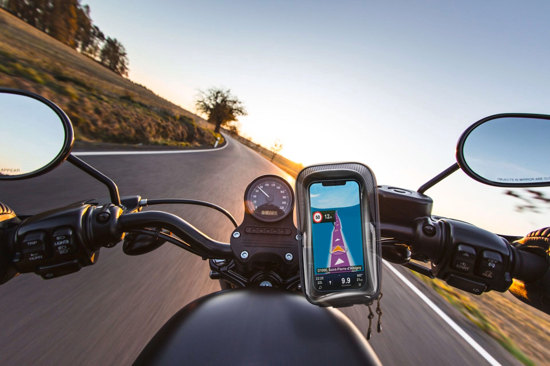 Cellularline Handy-Halterung »Wasserfester Handy Halter für Motorad, Fahrrad«