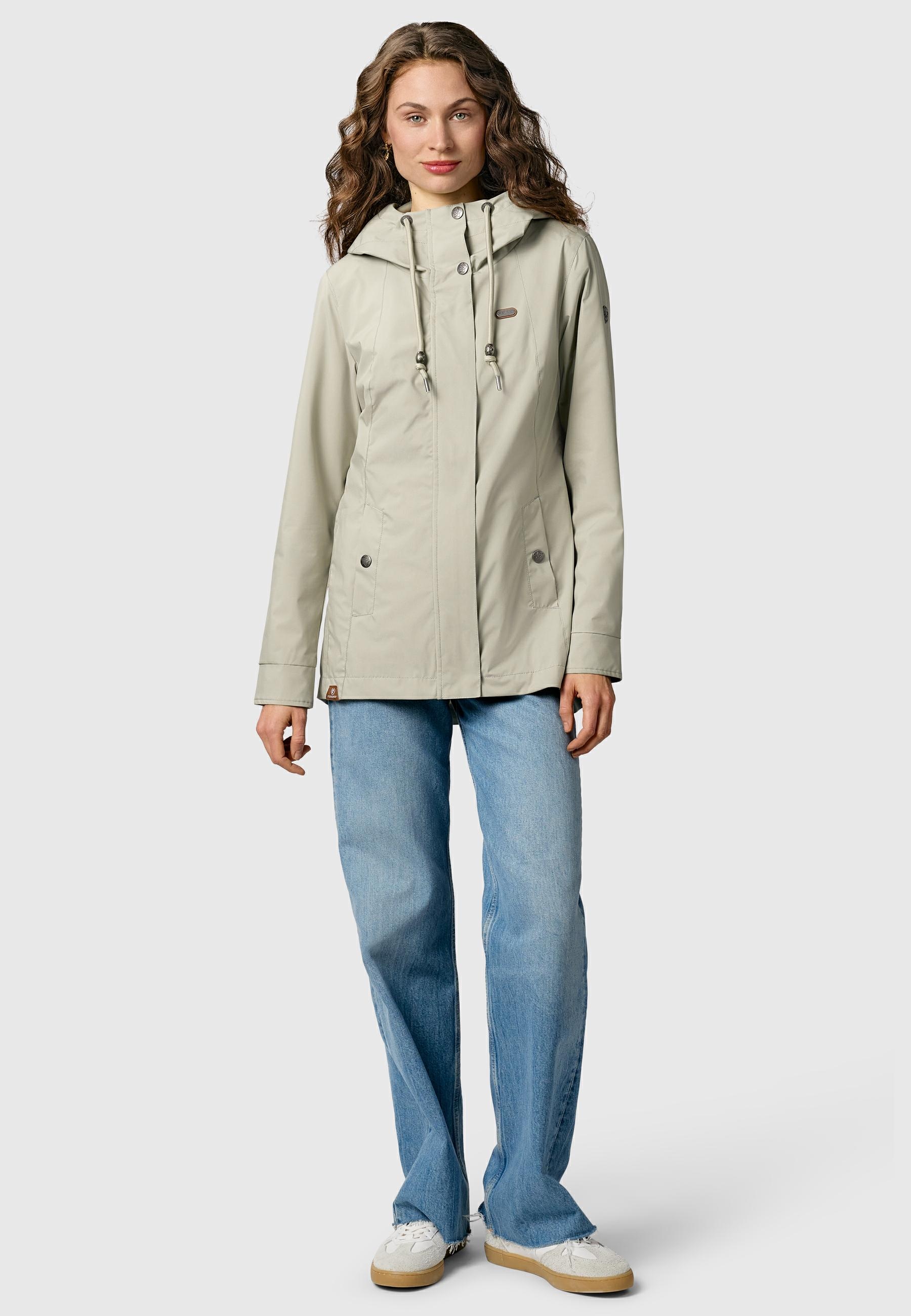 Ragwear Outdoorjacke »Alvena Summer YOUMODO« mit Kapuze Wasserdichte und atmungsaktive Übergangsjacke