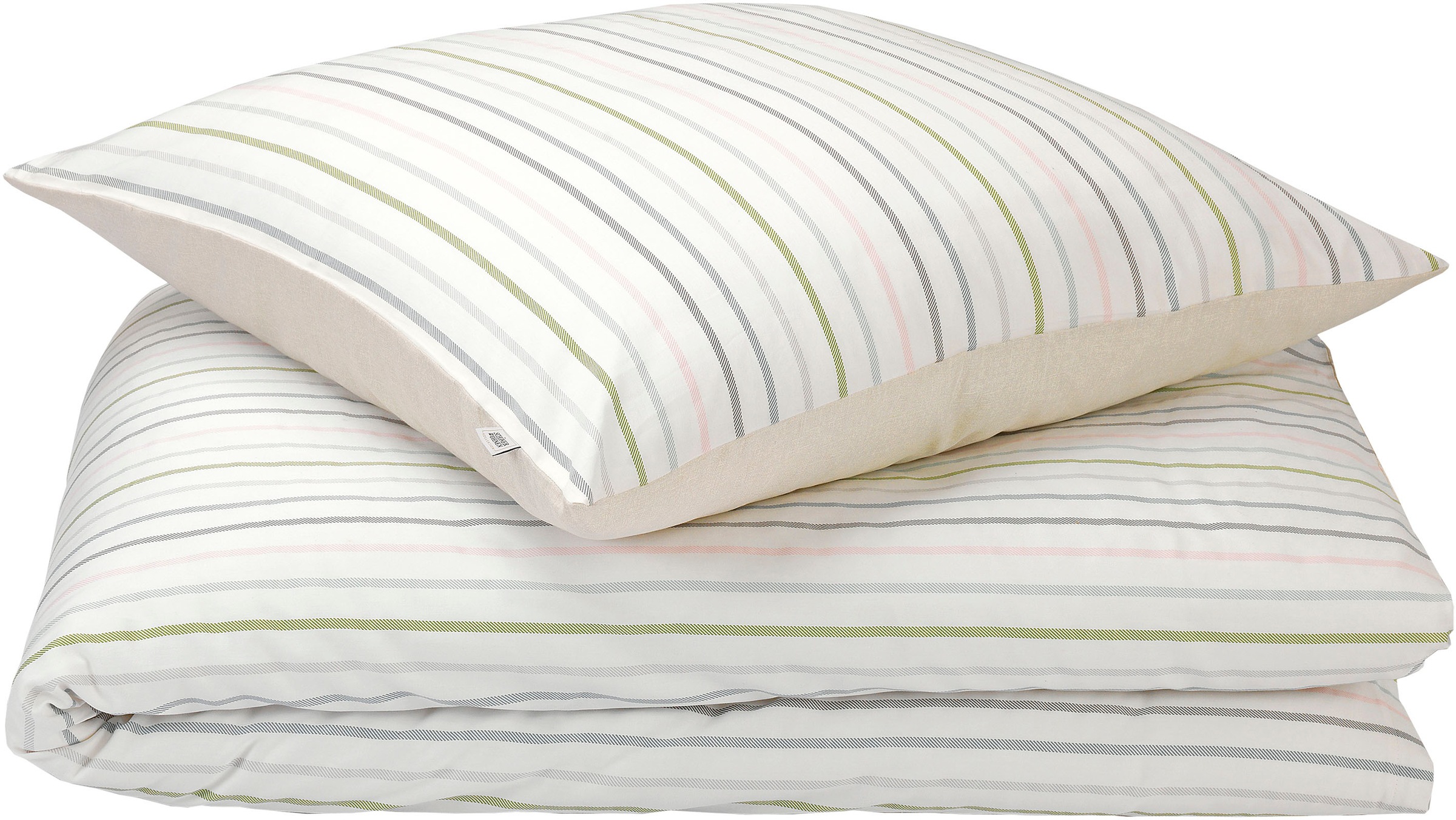 Thumbnail - SCHÖNER WOHNEN-Kollektion Bettwäsche "Happy" 2 Stk. Satin Qualität