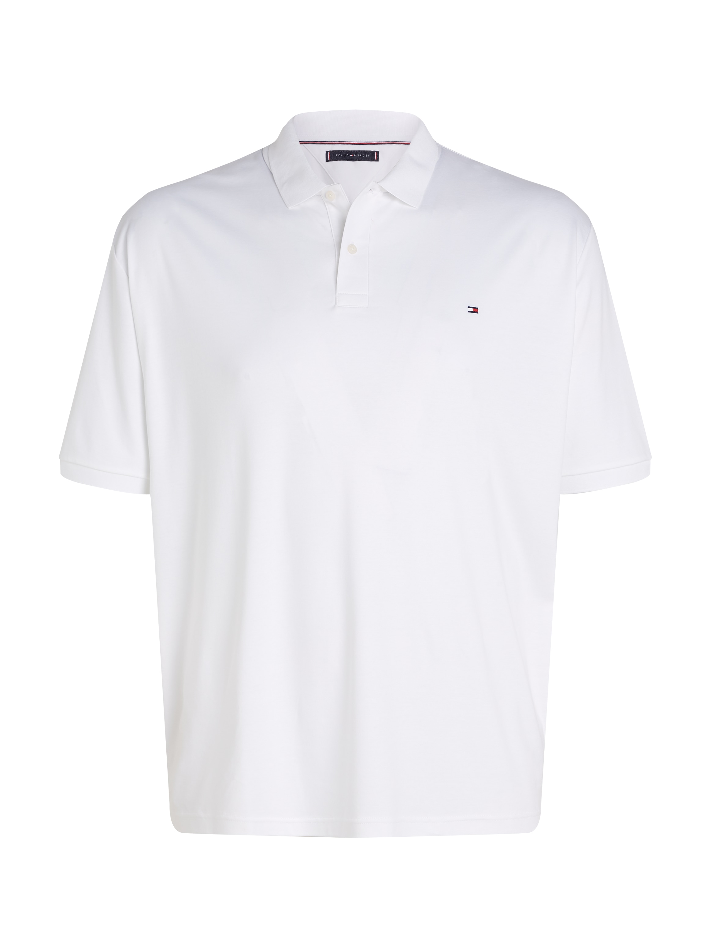 Tommy Hilfiger Big & Tall Poloshirt »BT-LIQUID COTTON ESSENTIAL POL-B«, in Großen Größen, Logostickerei