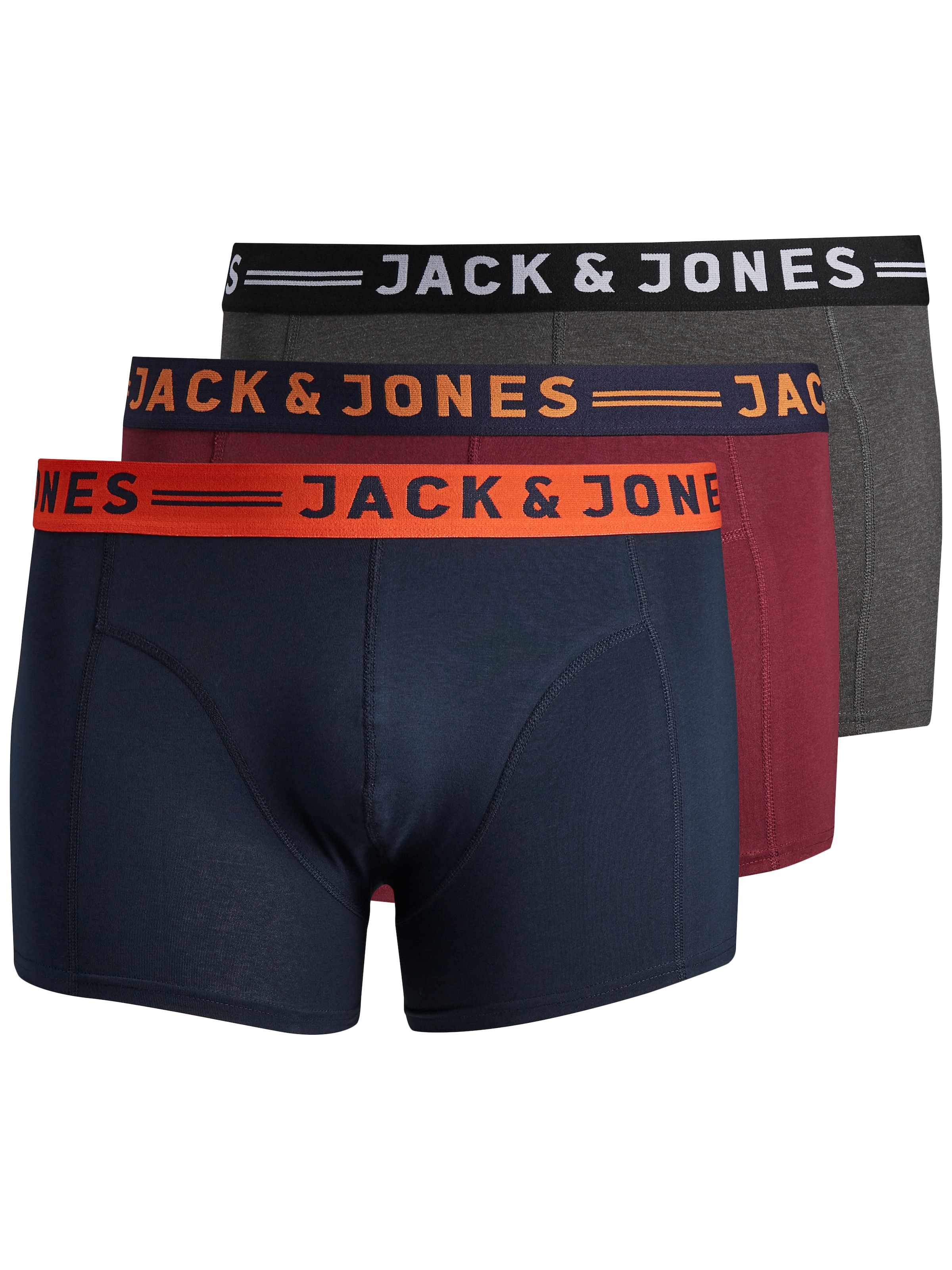 Jack & Jones PlusSize Boxershorts »JACLICHFIELD TRUNKS NOOS 3 PACK PLS« Packung, 3 Stk.