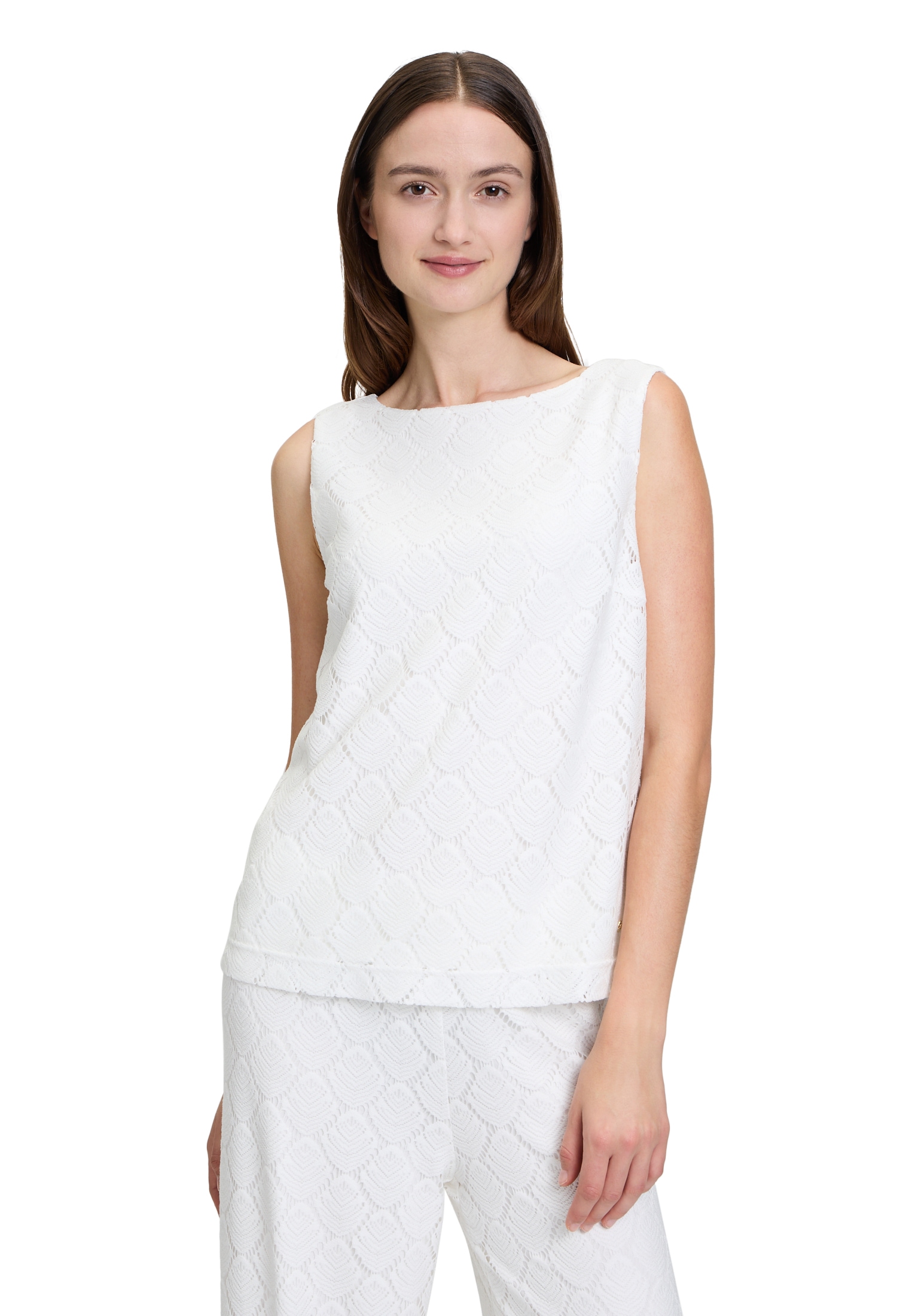 Betty&Co T-Shirt "Damen Strukturshirt mit U-Boot-Ausschnitt" 1 Stk. tlg. Ma günstig online kaufen