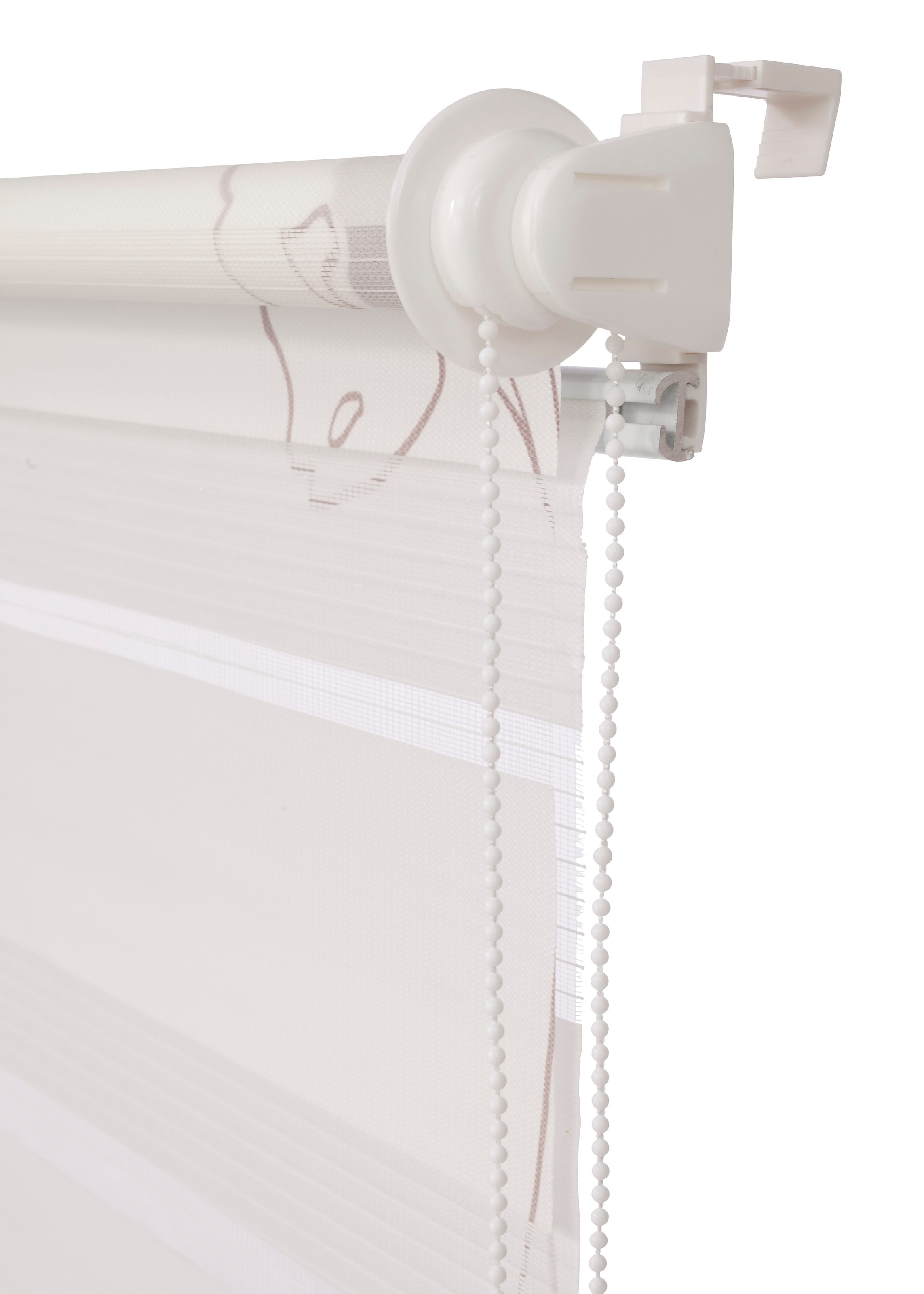 K-HOME Doppelrollo »Delphi« Lichtschutz ohne Bohren im Fixmaß