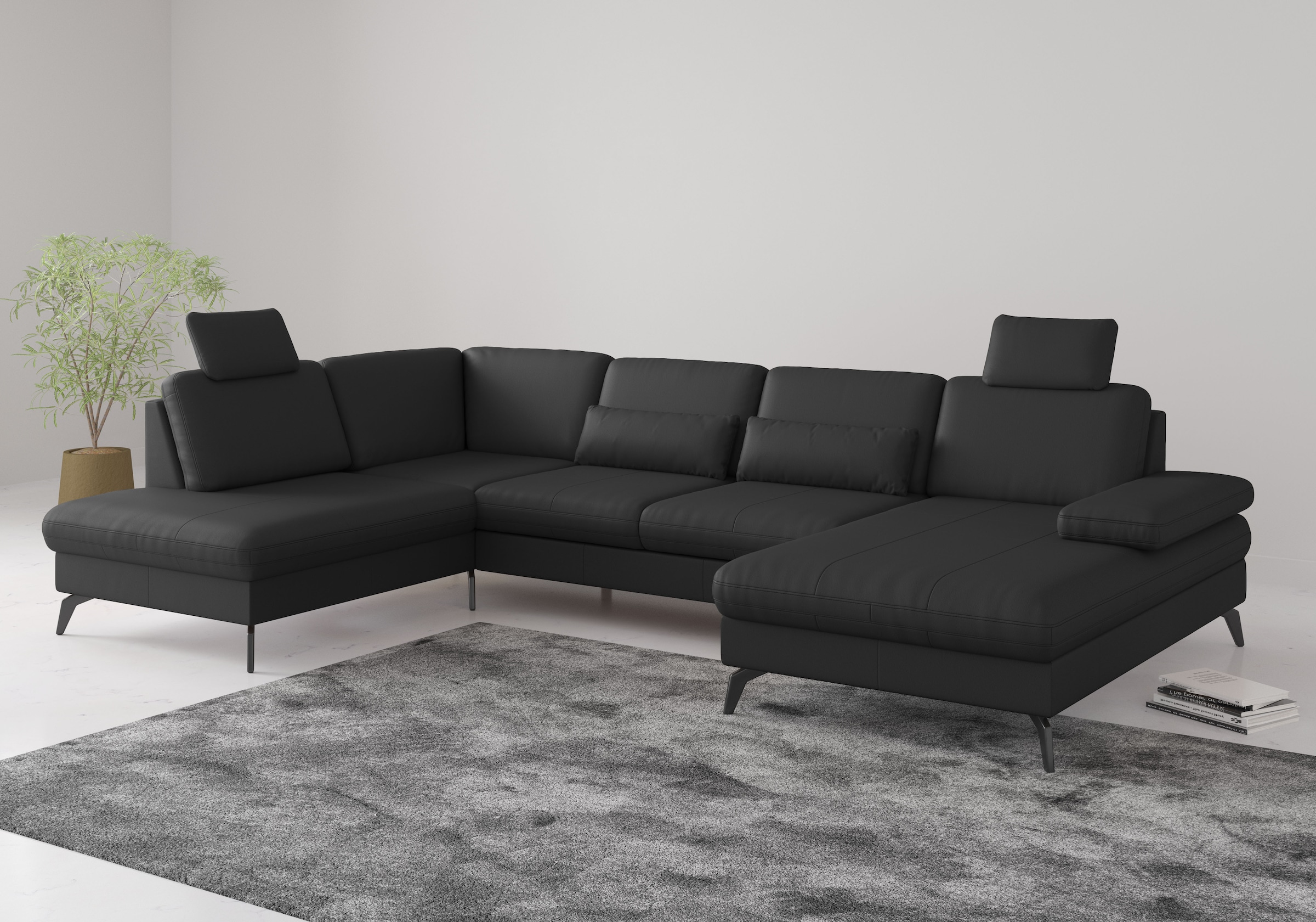 sit&more Ecksofa "Morris L-Form", Inkl.Sitztiefenverstellung und Armteilver günstig online kaufen