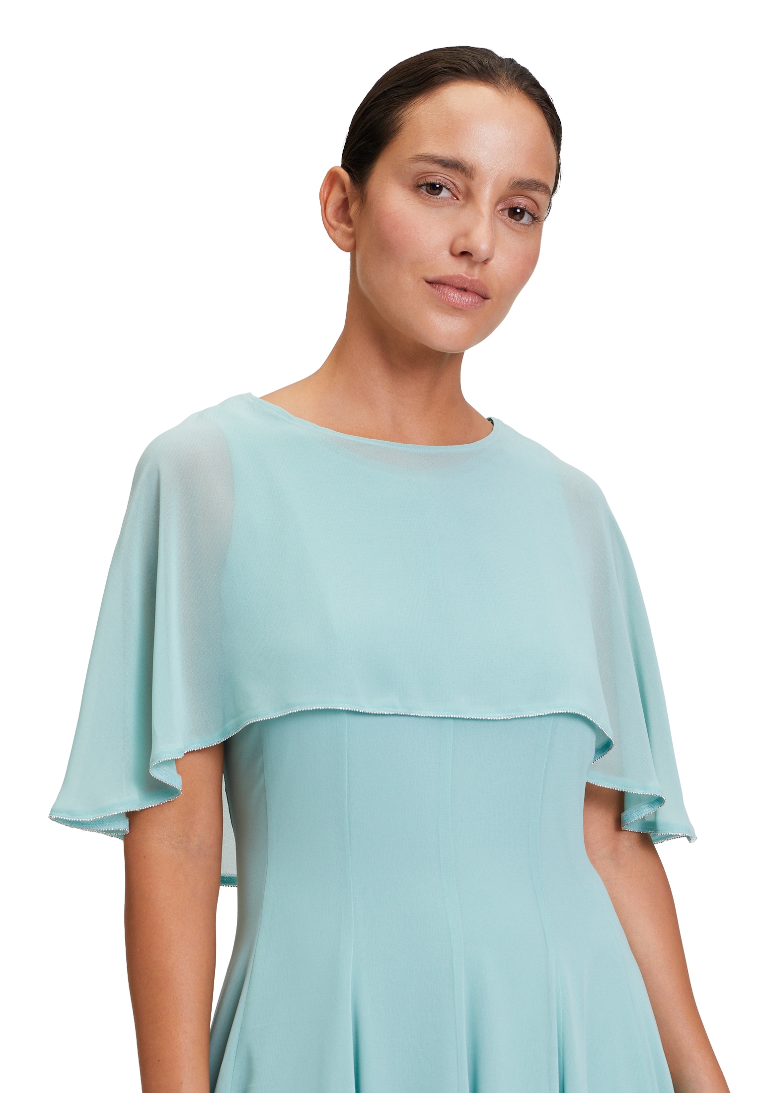 Vera Mont Chiffonkleid »Vera Mont Damen Chiffonkleid kurzarm«, Material