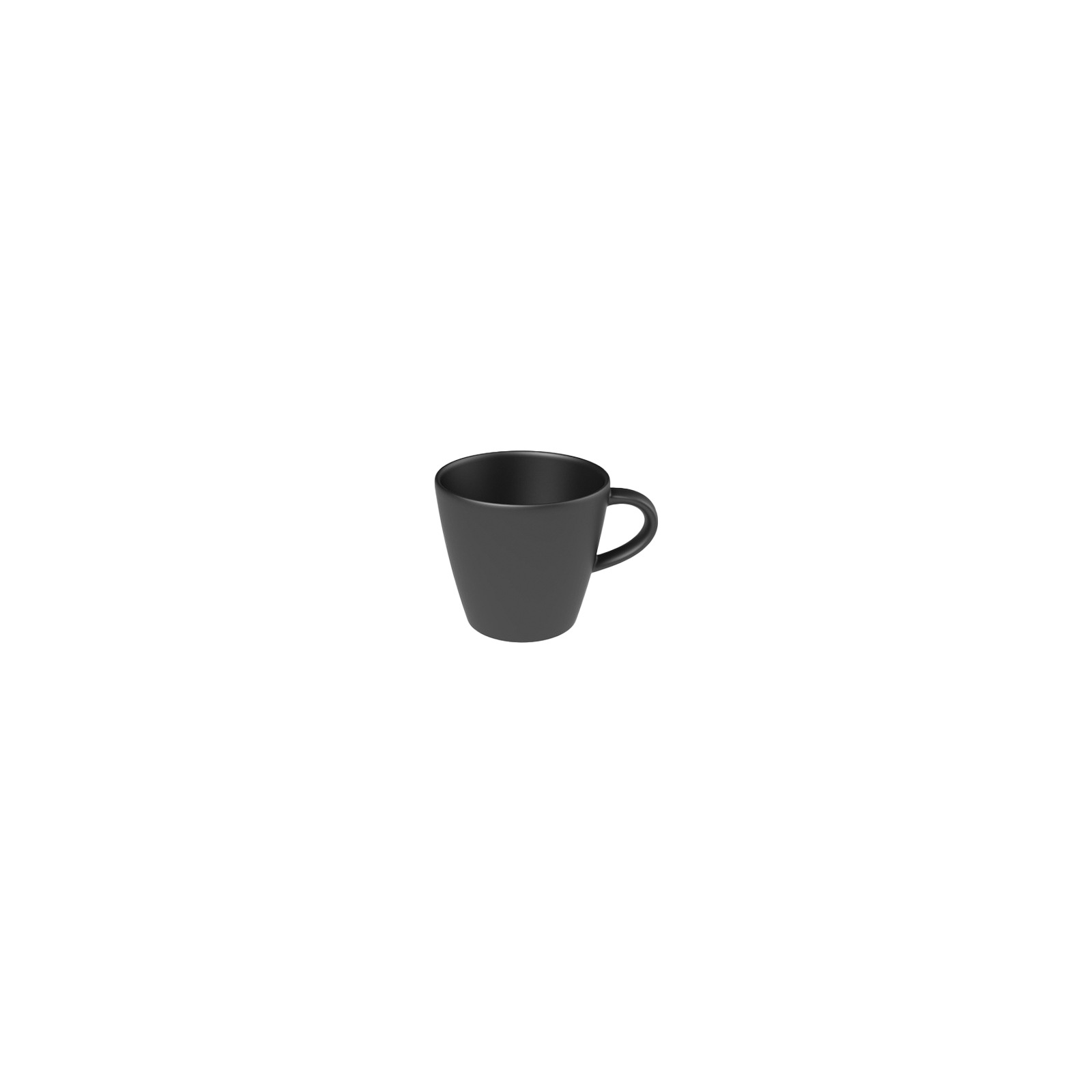 Villeroy & Boch Tasse "Kaffeetasse Manufacture Rock 150 ml 6er Set schwarz"