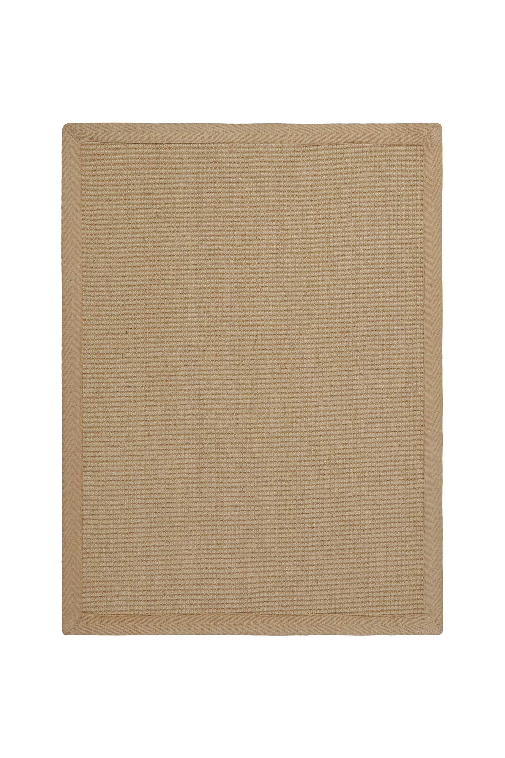 Teppich WECON HOME "Hugo one, Juteteppich, auch als Läufer", natur braun, B:60cm H:8mm L:80cm, Jute, Teppiche, Teppich, Naturfaser, 100% Jute, Sisal-Optik, modern, pflegeleicht, Wohnzimmer
