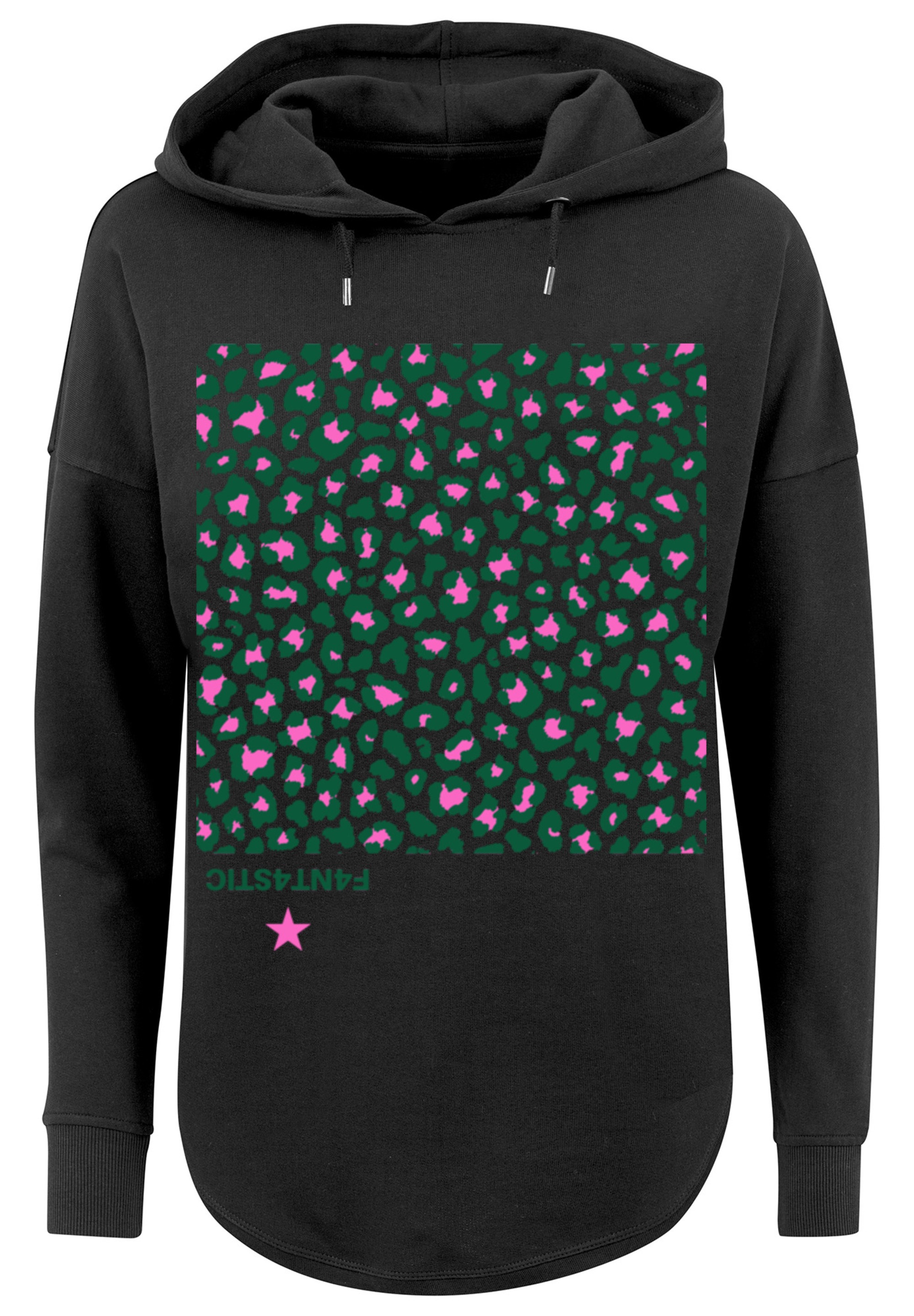 F4NT4STIC Kapuzenpullover »Leo Grün«, Print