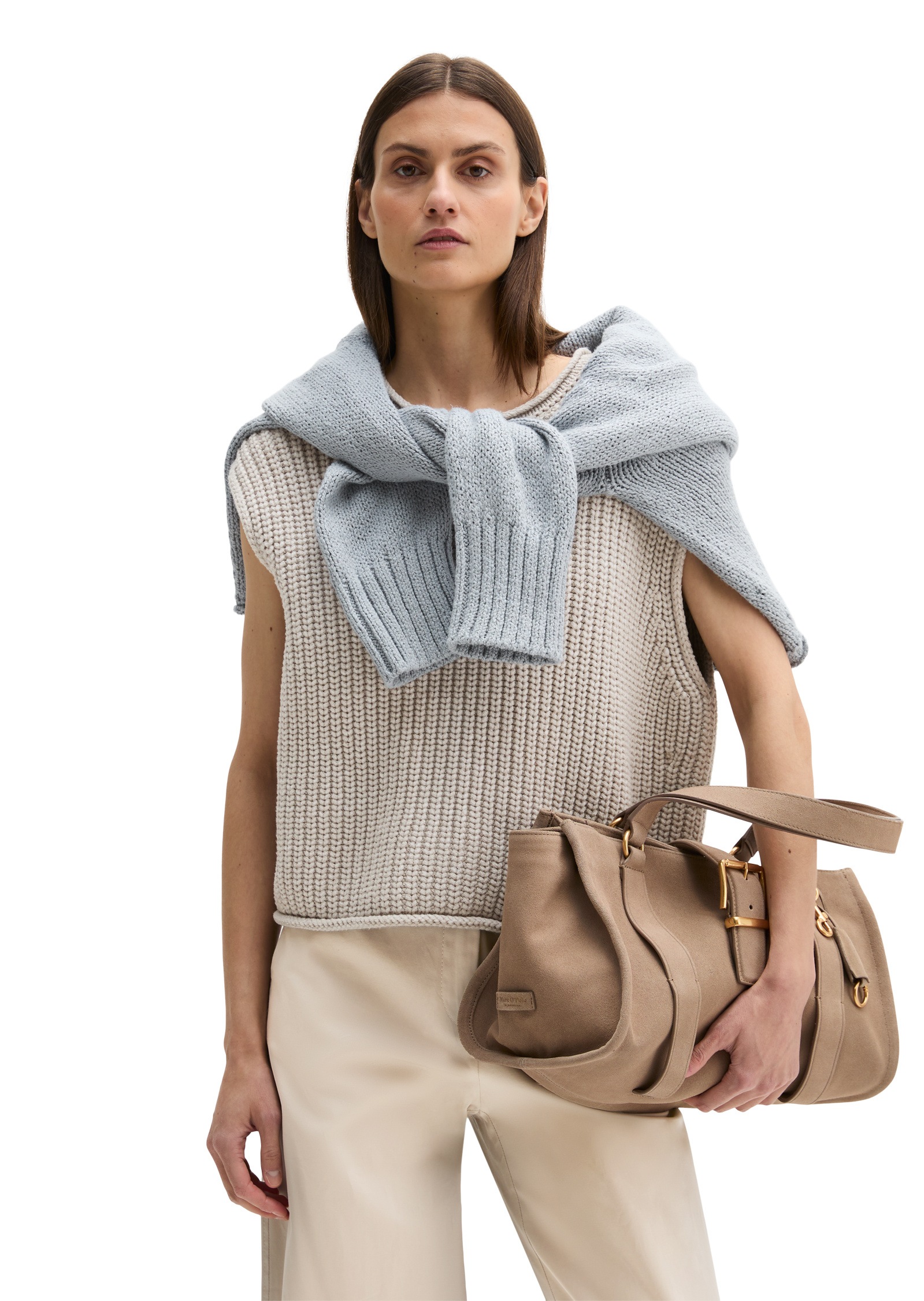 Marc O'Polo Shopper »aus weichem Veloursleder«