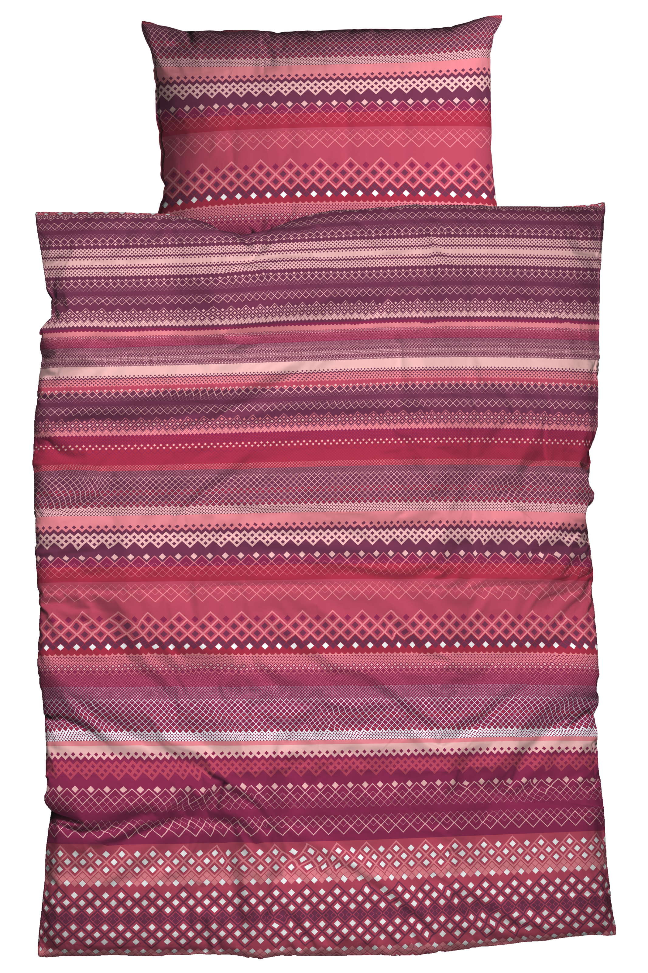 CASATEX Bettwäsche "Alfredo" 2 Stk. tlg. Streifendesign günstig online kaufen