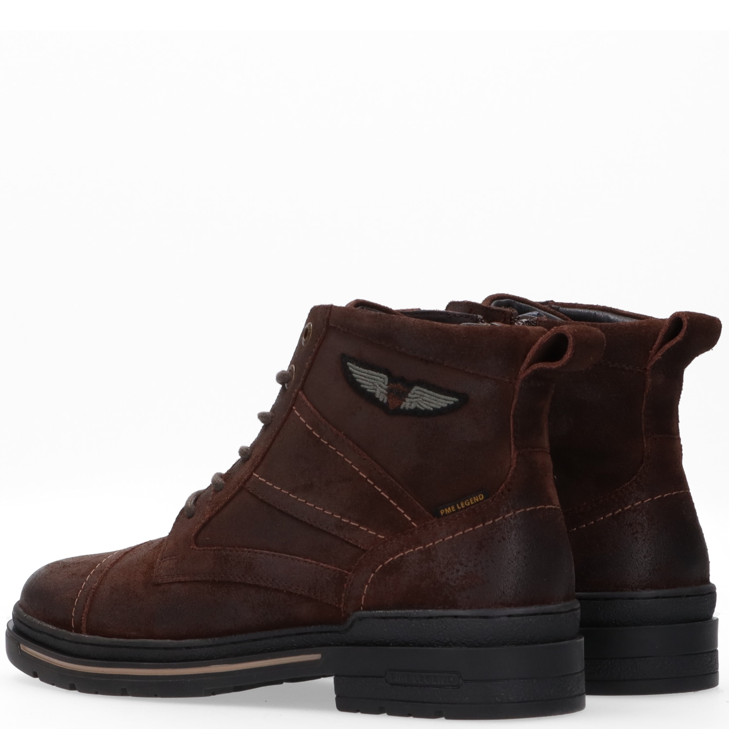 PME LEGEND Schnürstiefelette »TARMAC«  Schnürboots, Workerboots mit Anziehlasche und Reißverschluss