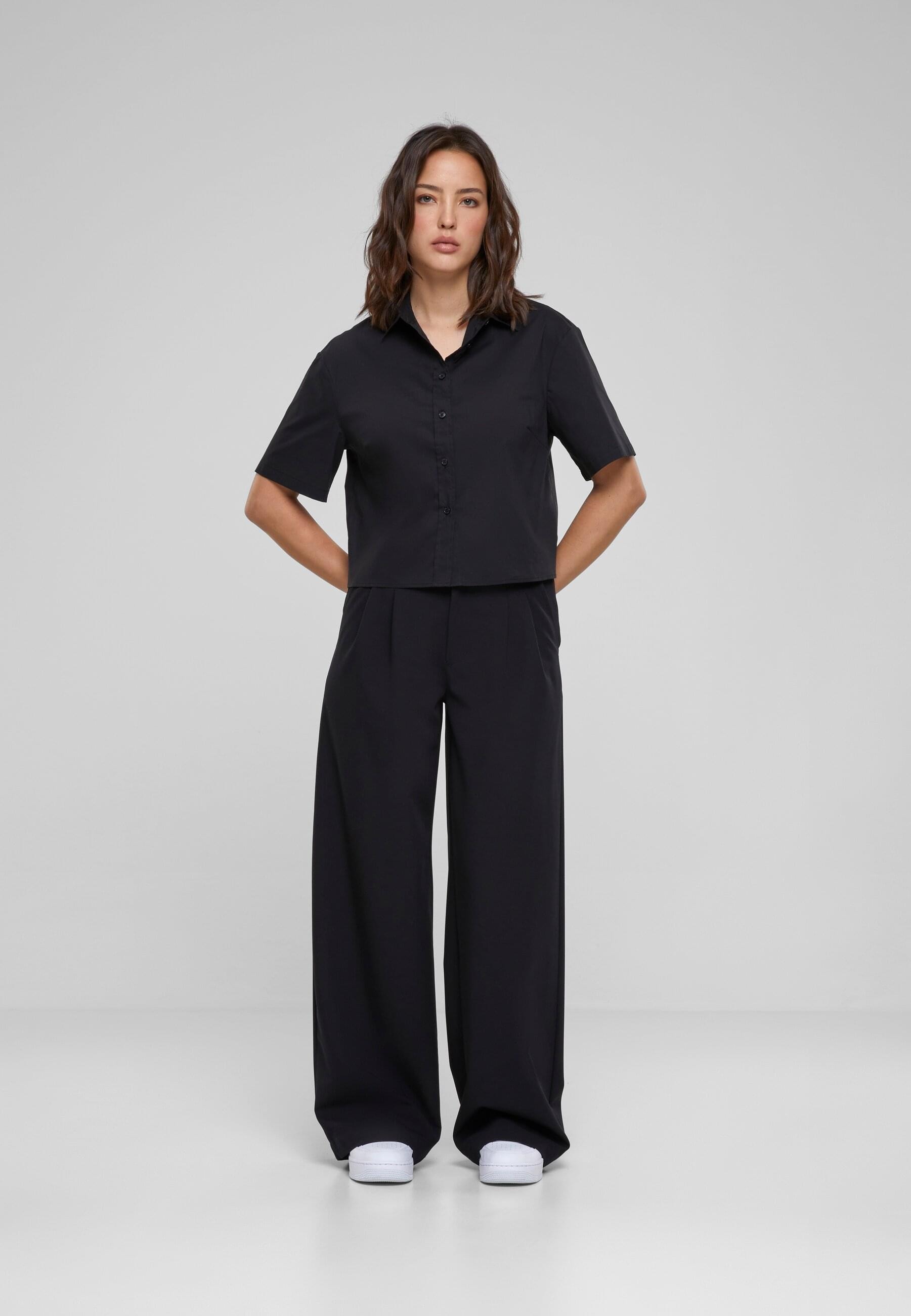 URBAN CLASSICS Langarmhemd »Urban Classics Damen Ladies Oversized Shirt«